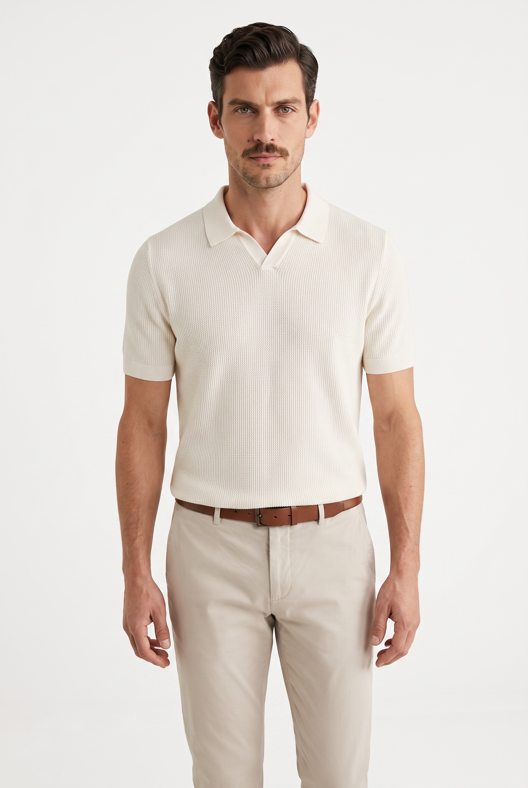 Image of Joop Jeans Poloshirt "Adrianor" aus Strick, normale Passform