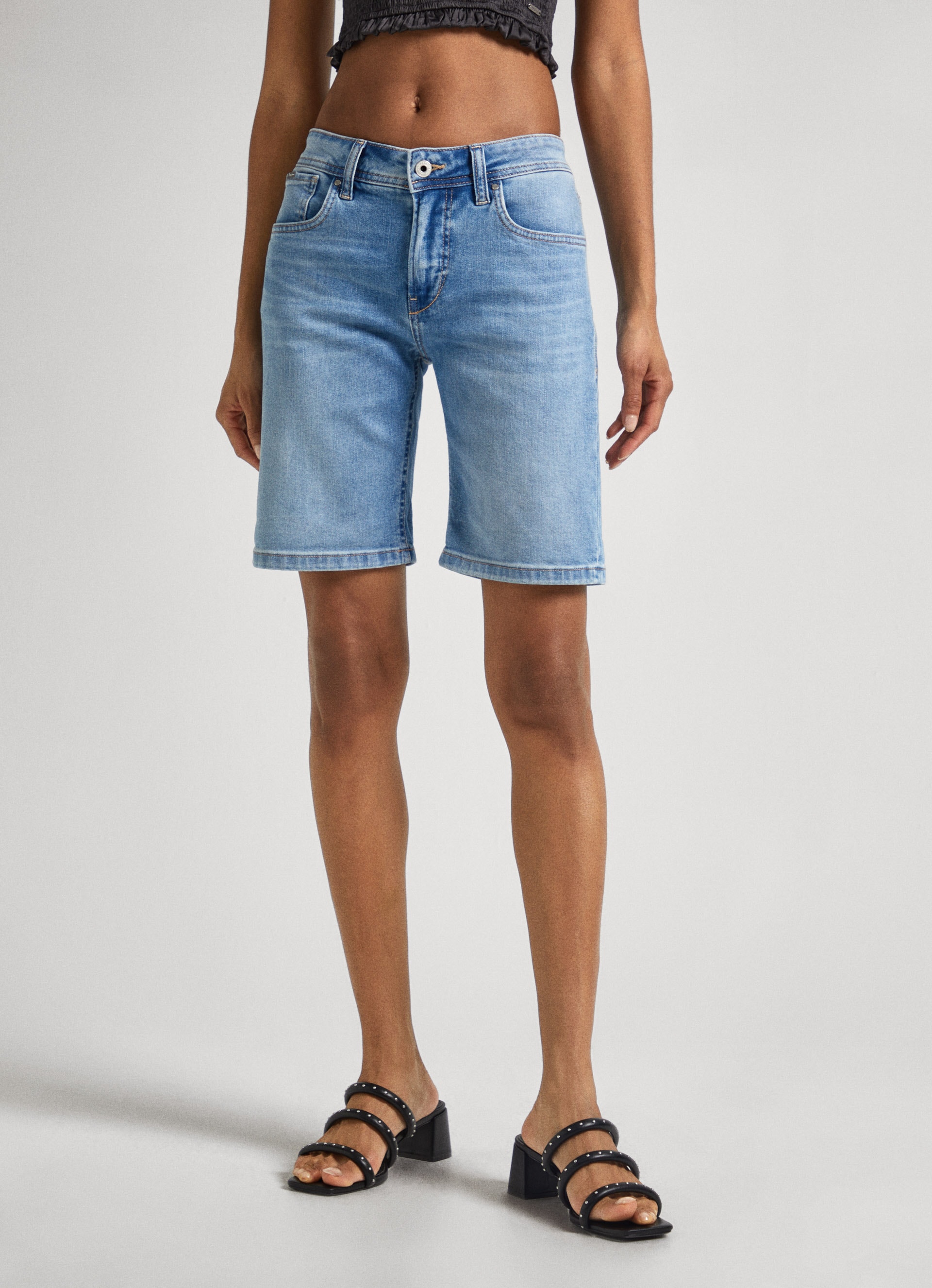 Pepe Jeans Slim-fit-Jeans »Shorts SLIM SHORT MW«