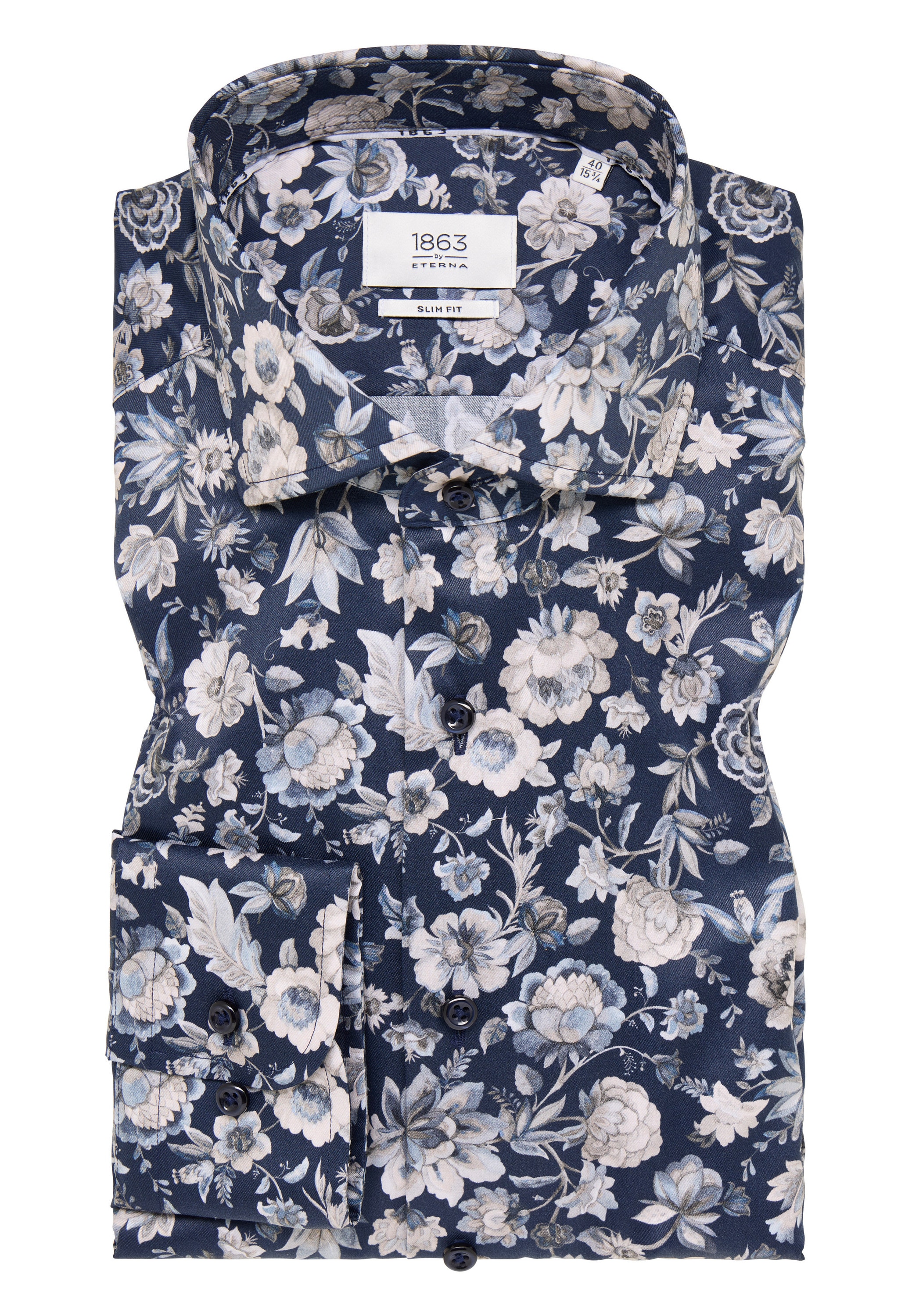 Eterna Langarmhemd »SLIM FIT«, NON IRON (bügelfrei)
