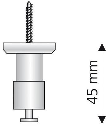 Liedeco Deckenträger für Gardinenstangen »Power« für Gardinenstangen Ø 20 mm