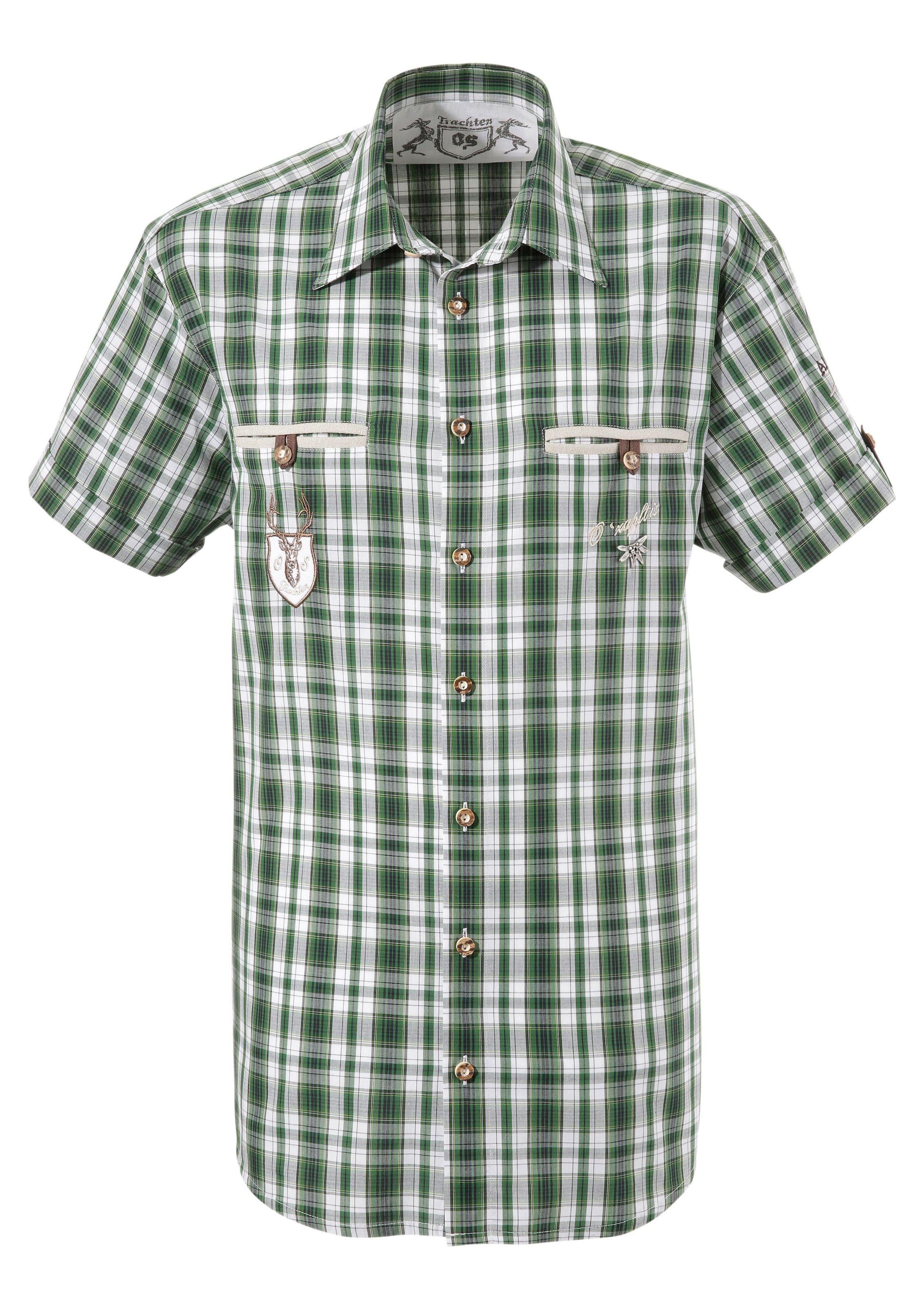 Image of OS-Trachten Trachtenhemd, im modischem Karodesign bei Ackermann Versand Schweiz