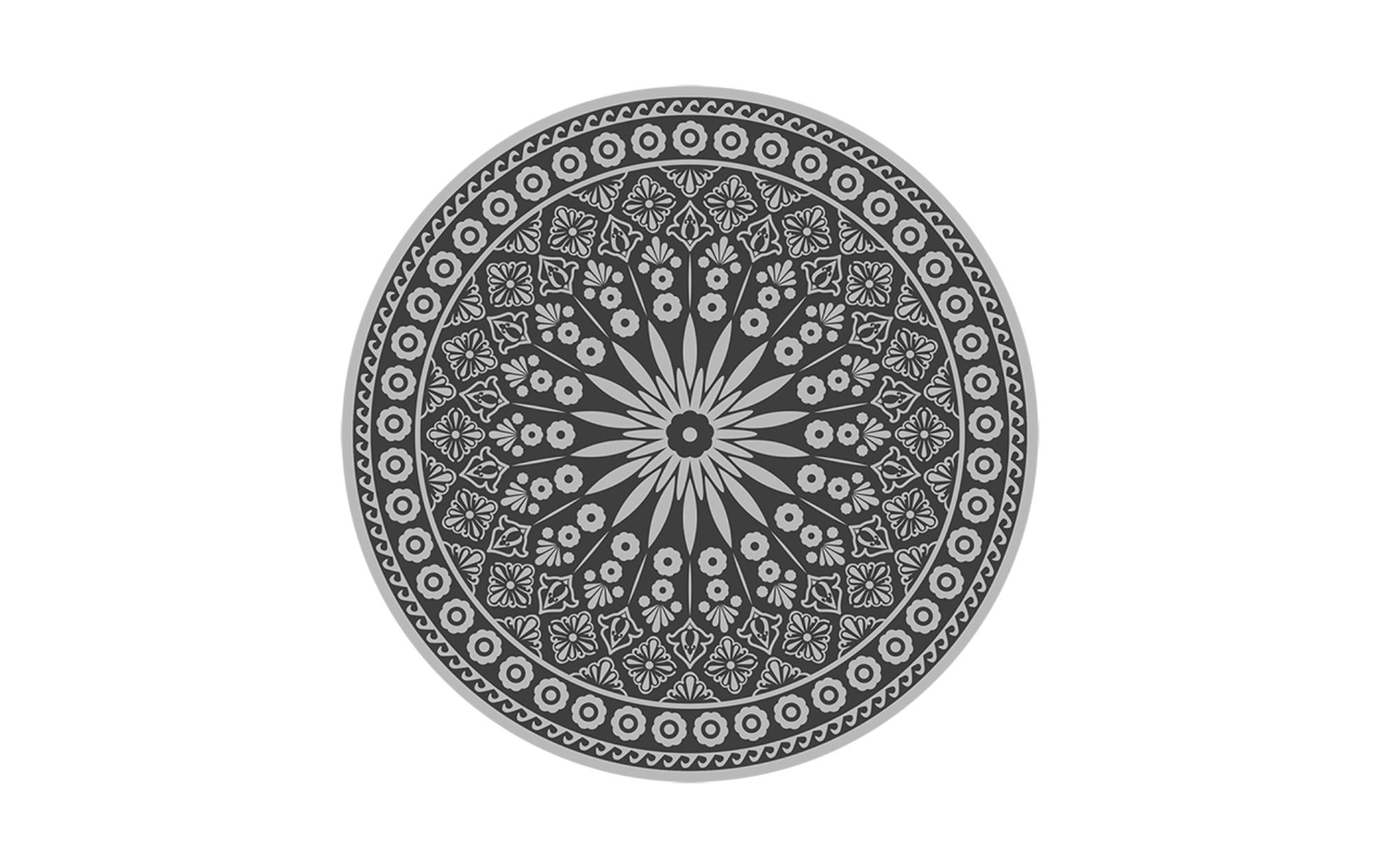 esschert design Teppich »Rund«, rund, - mm Höhe