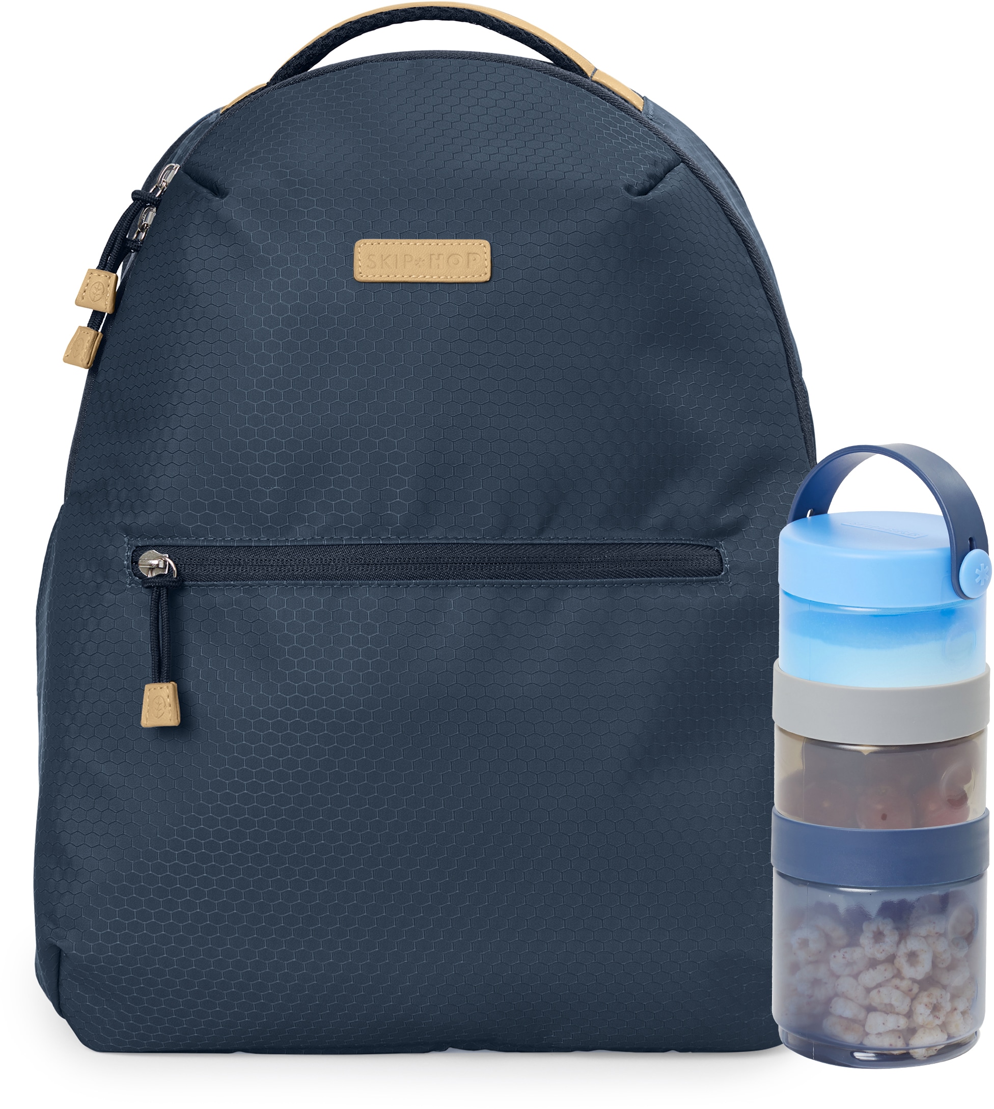 Wickelrucksack »Go Envi, blau-grau«, aus recyceltem Material