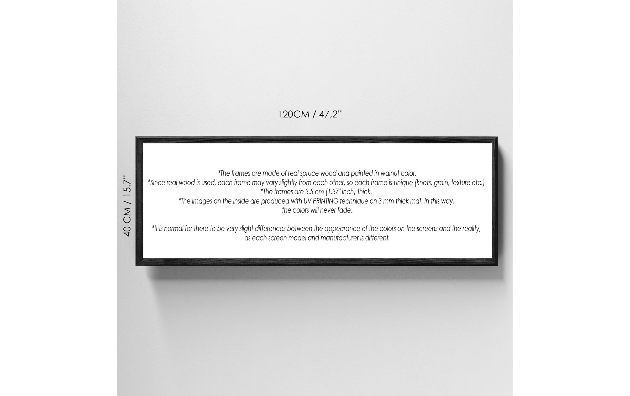 Wandbild »Wallxpert The Sun 120 x 40 cm«