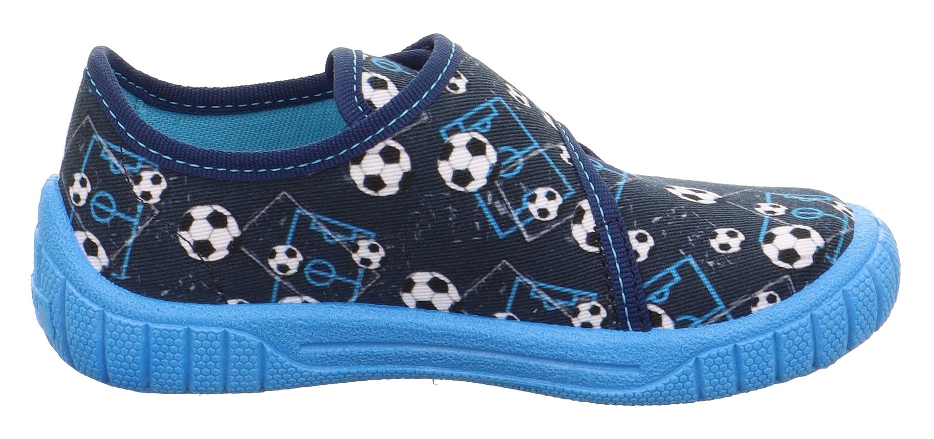 Superfit Hausschuh »BILL WMS: Mittel«  Kindergartenschuh mit Motivdruck, Grössenschablone zum Download