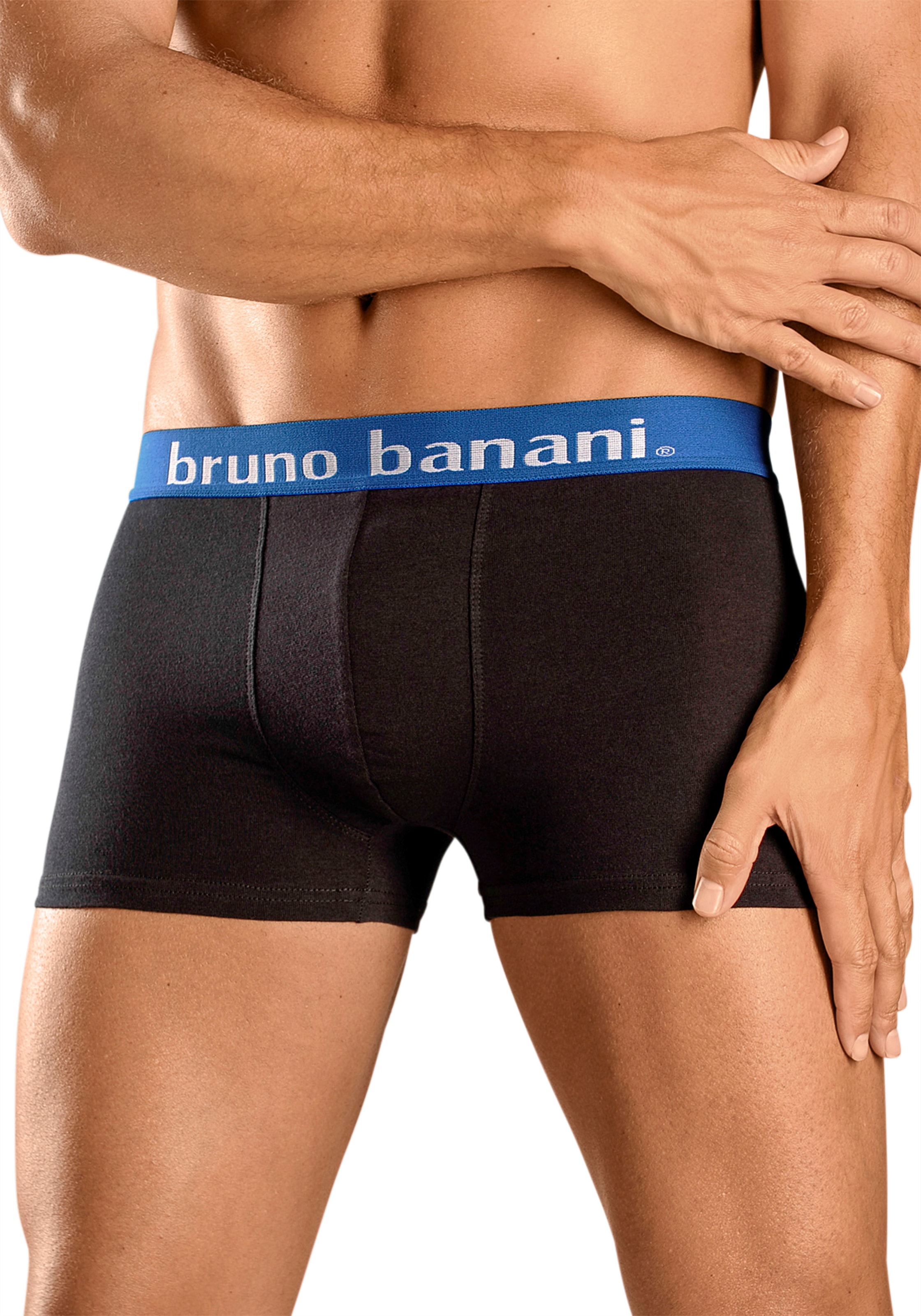 Bruno Banani Boxer »Boxershorts für Herren« Packung, 4 Stk. mit Kontrast-Webbund