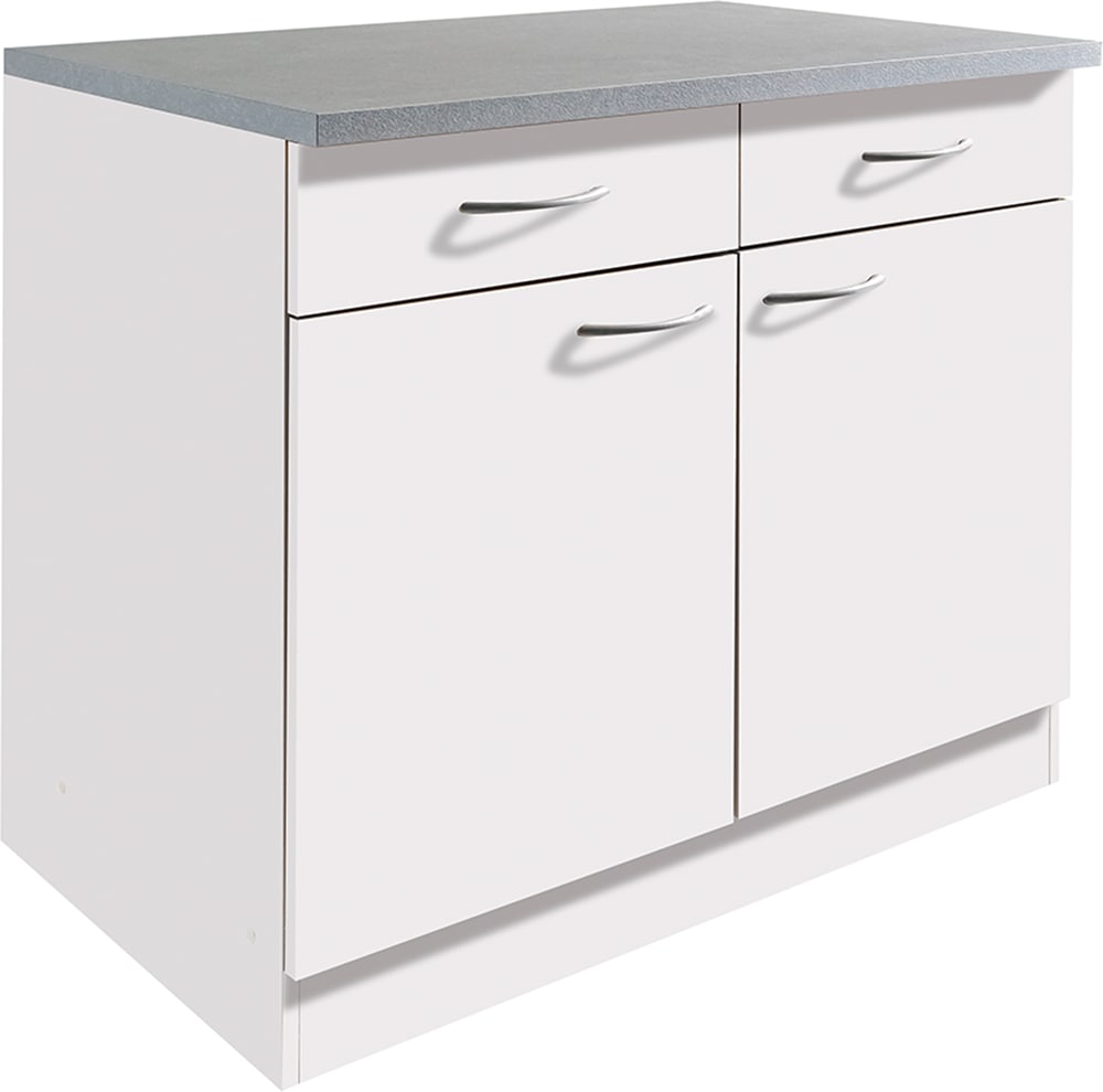 Image of wiho Küchen Unterschrank "Kiel" 100 cm breit, 60 cm tief