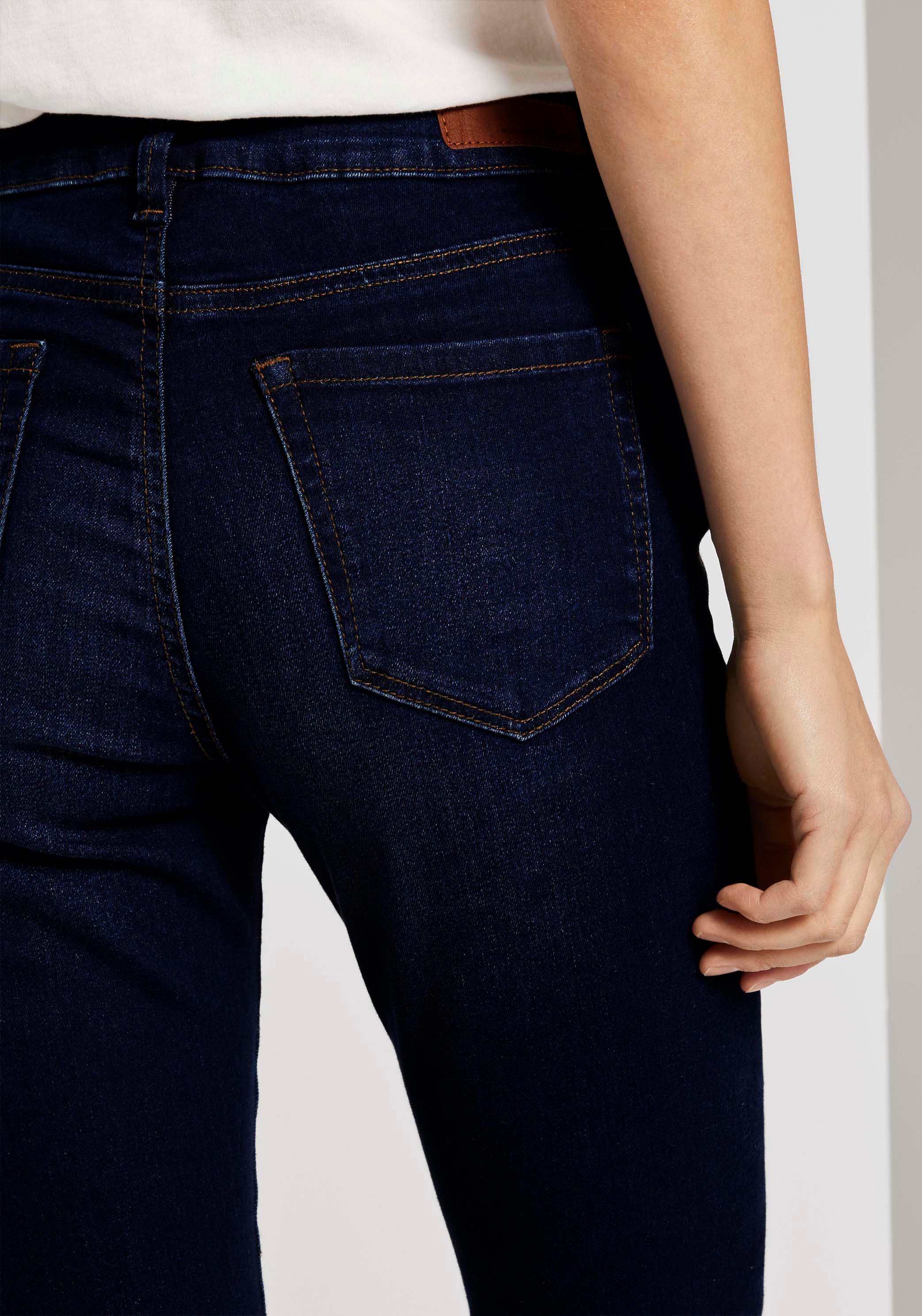 kaufen 5-Pocket im Slim-fit-Jeans, ♕ TOM TAILOR versandkostenfrei Schnitt Denim