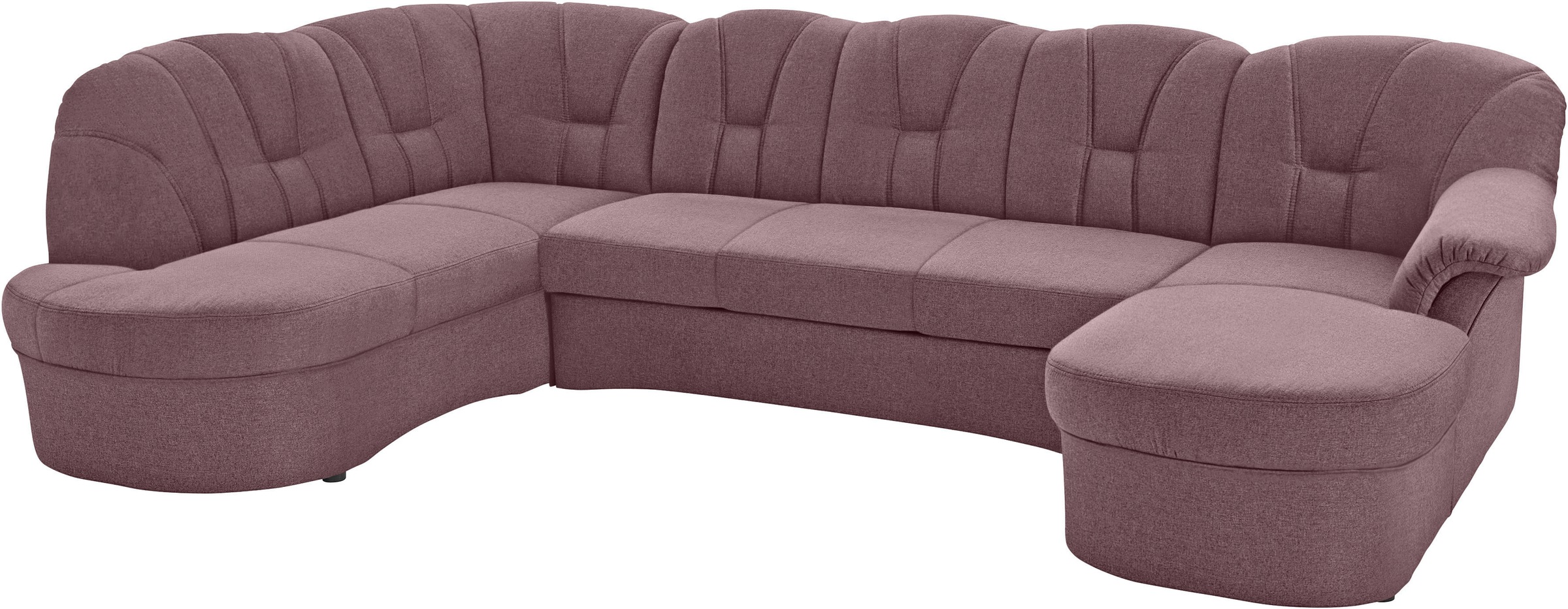 DOMO collection Wohnlandschaft »Papenburg U-Form«, in grosser Farbvielfalt, wahlweise Bettfunktion, frei im Raum stellbar