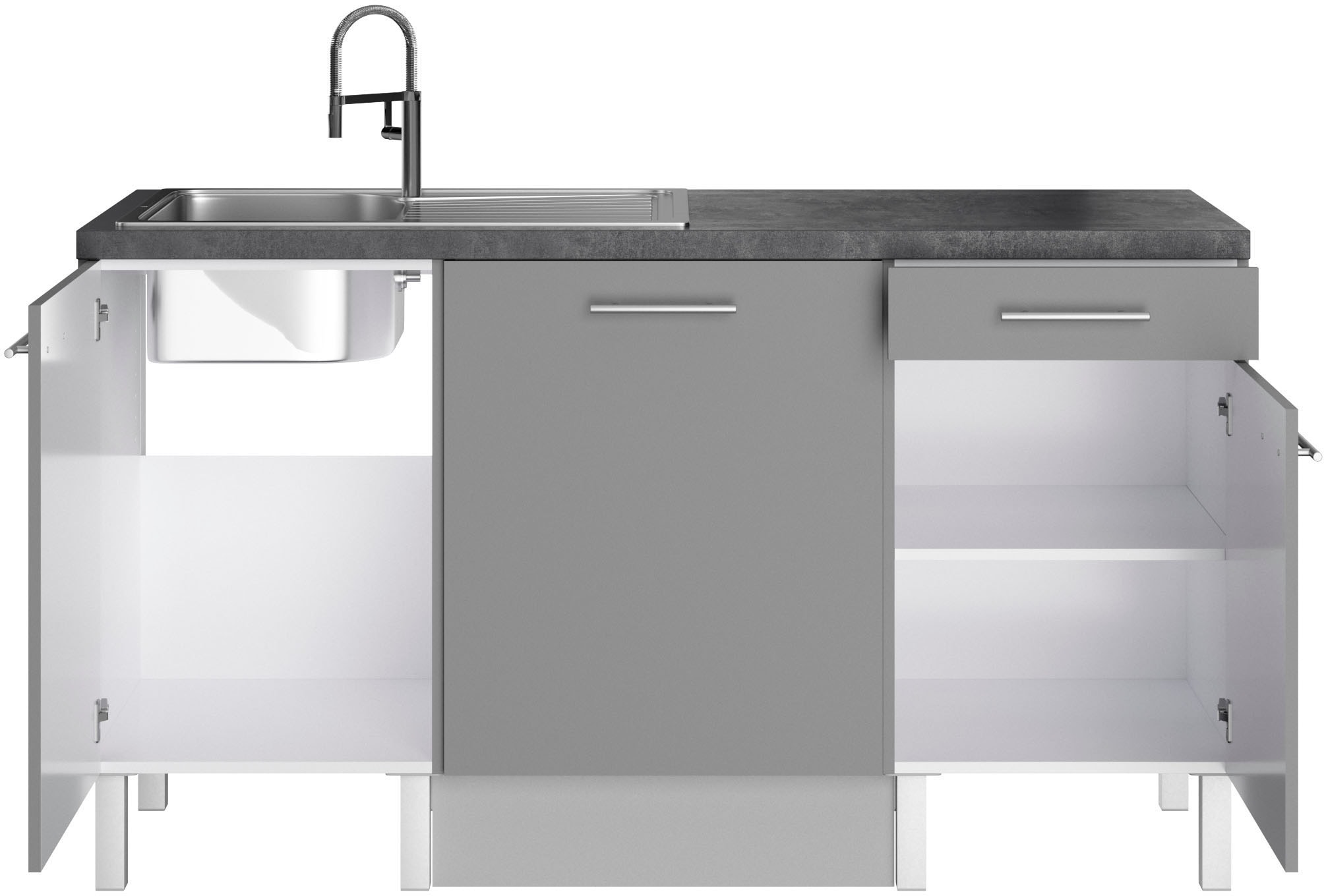 OPTIFIT Kitchenette »Lilly« Breite 160 cm, wahlweise mit E-Geräten