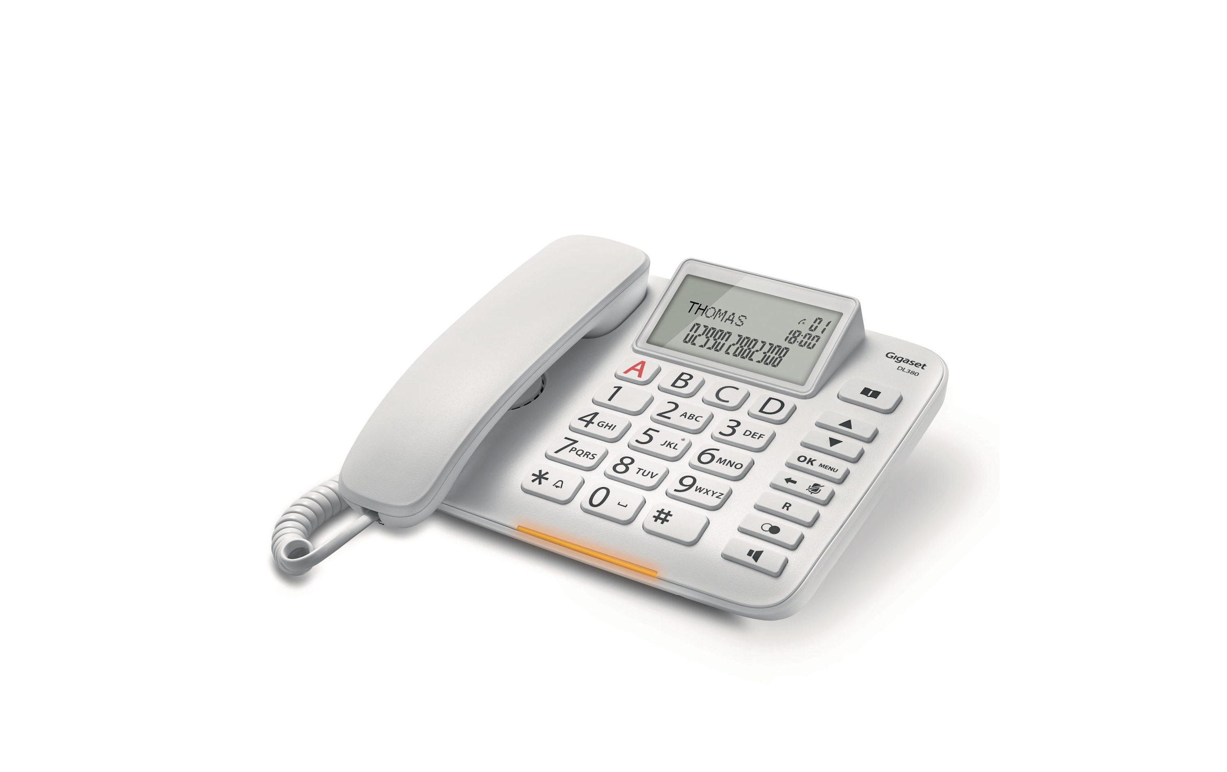 Kabelgebundenes Telefon »DL380 weiss«