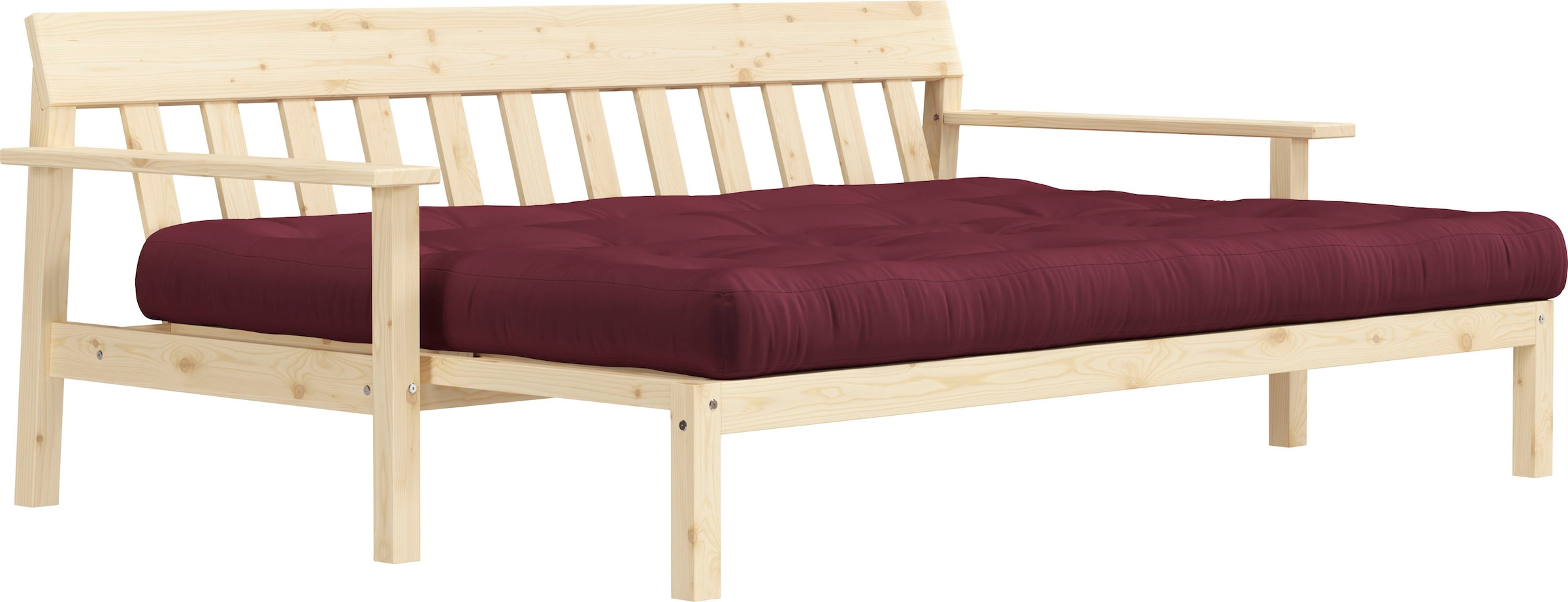 Karup Design Schlafsofa »Unwind« Mit Holzstruktur, inkl. Futonmatratze, Liegefläche 130x190 cm