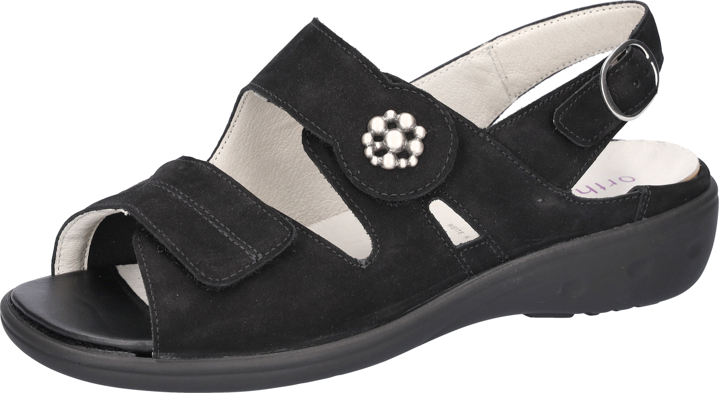 Image of Waldläufer Sandalette "Kara-Soft" Sommerschuh, Keilsandalette mit Orthotritt-Funktion, Extraweite K