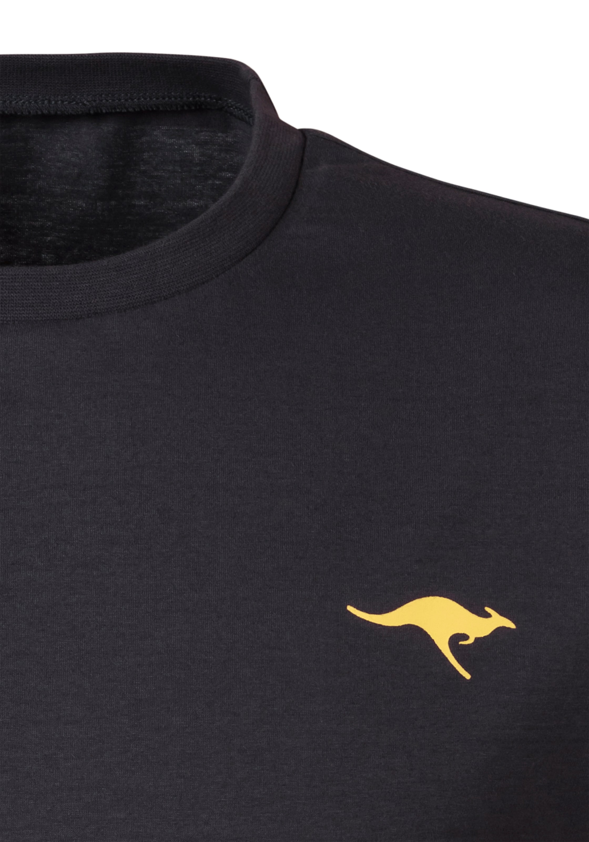 KangaROOS Kurzarmshirt, (2er-Pack), mit KangaROOS Print auf der Brust