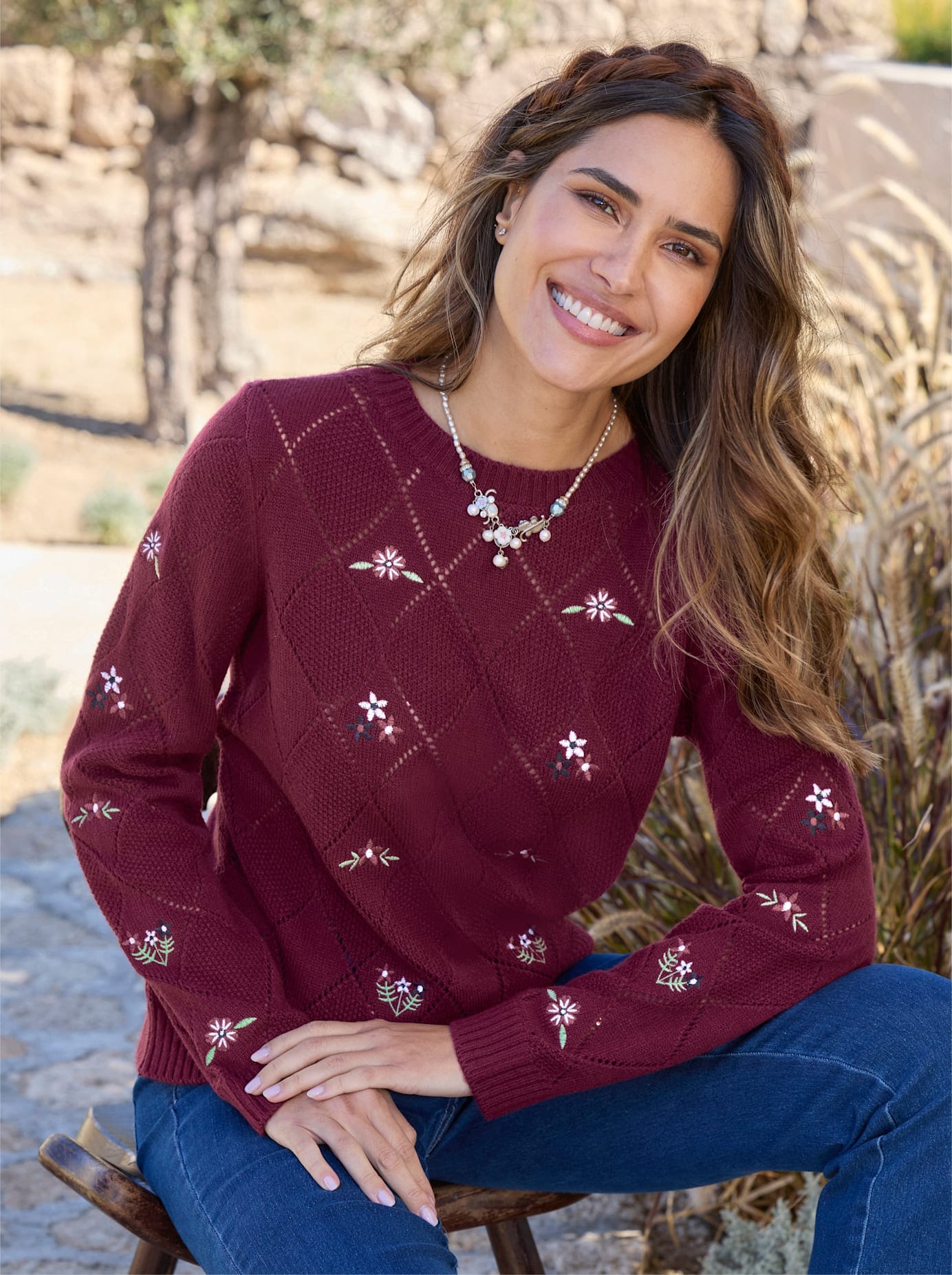 Image of Classic Basics Ajourpullover "Ajour-Pullover"