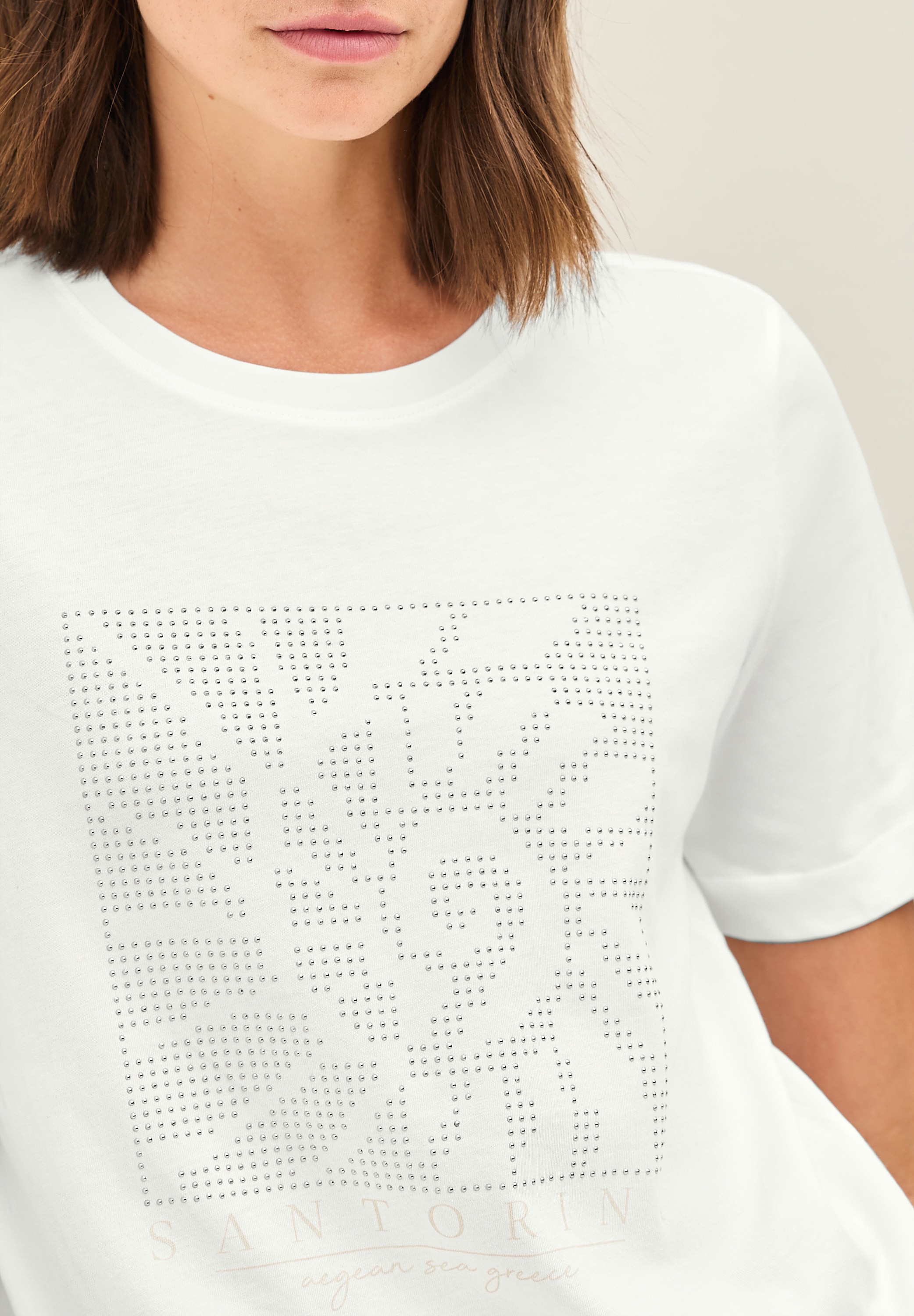Cecil T-Shirt, mit Schmucksteinen
