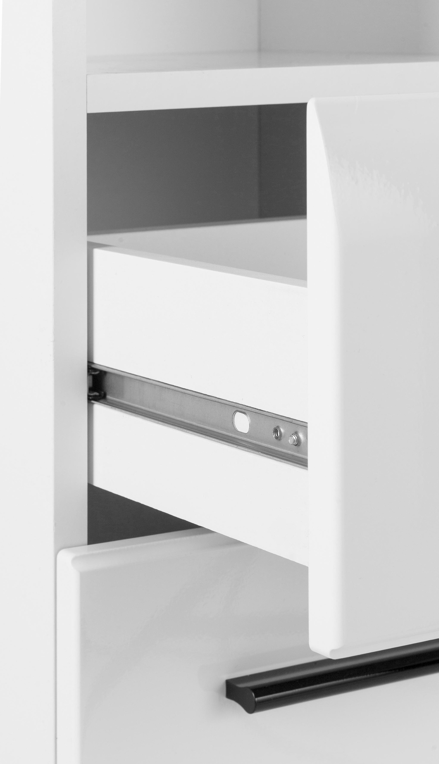 welltime Hochschrank »Sovana«, Badezimmerschrank in Hochglanzoptik - (B/T/H) 30/31/182 cm