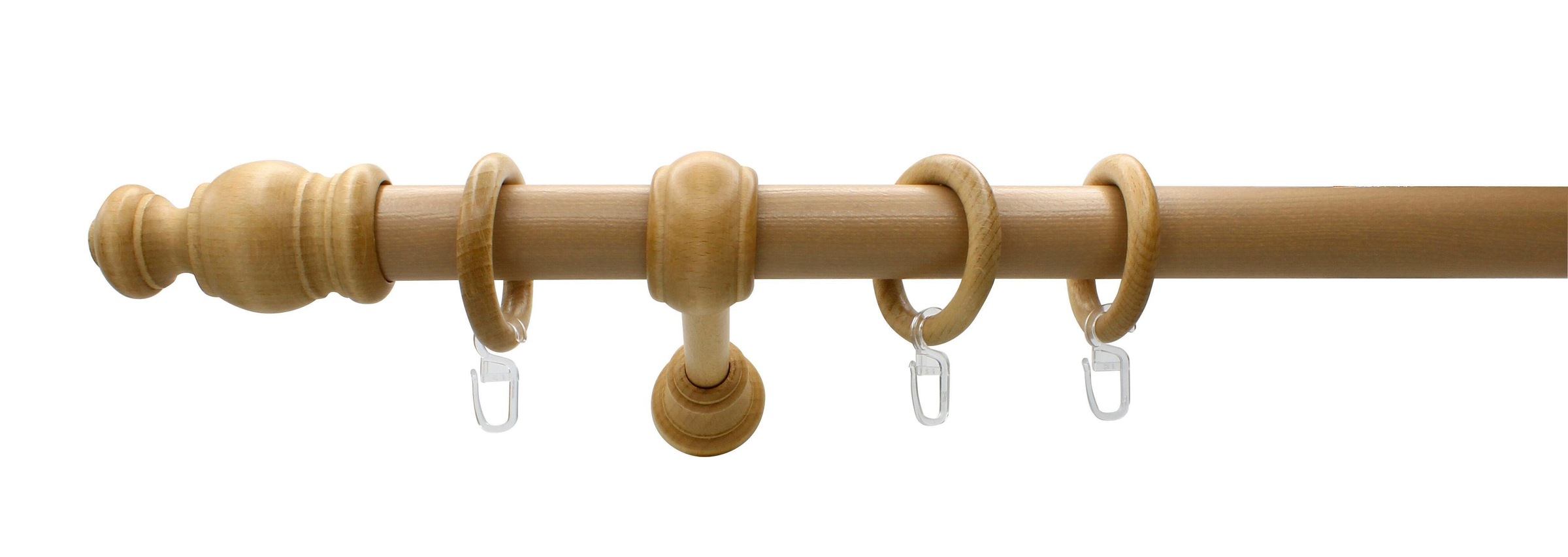 Image of sunlines Gardinenstange »Holz 28 mini«, 1 läufig-läufig, Fixmass, Made in Germany bei Ackermann Versand Schweiz