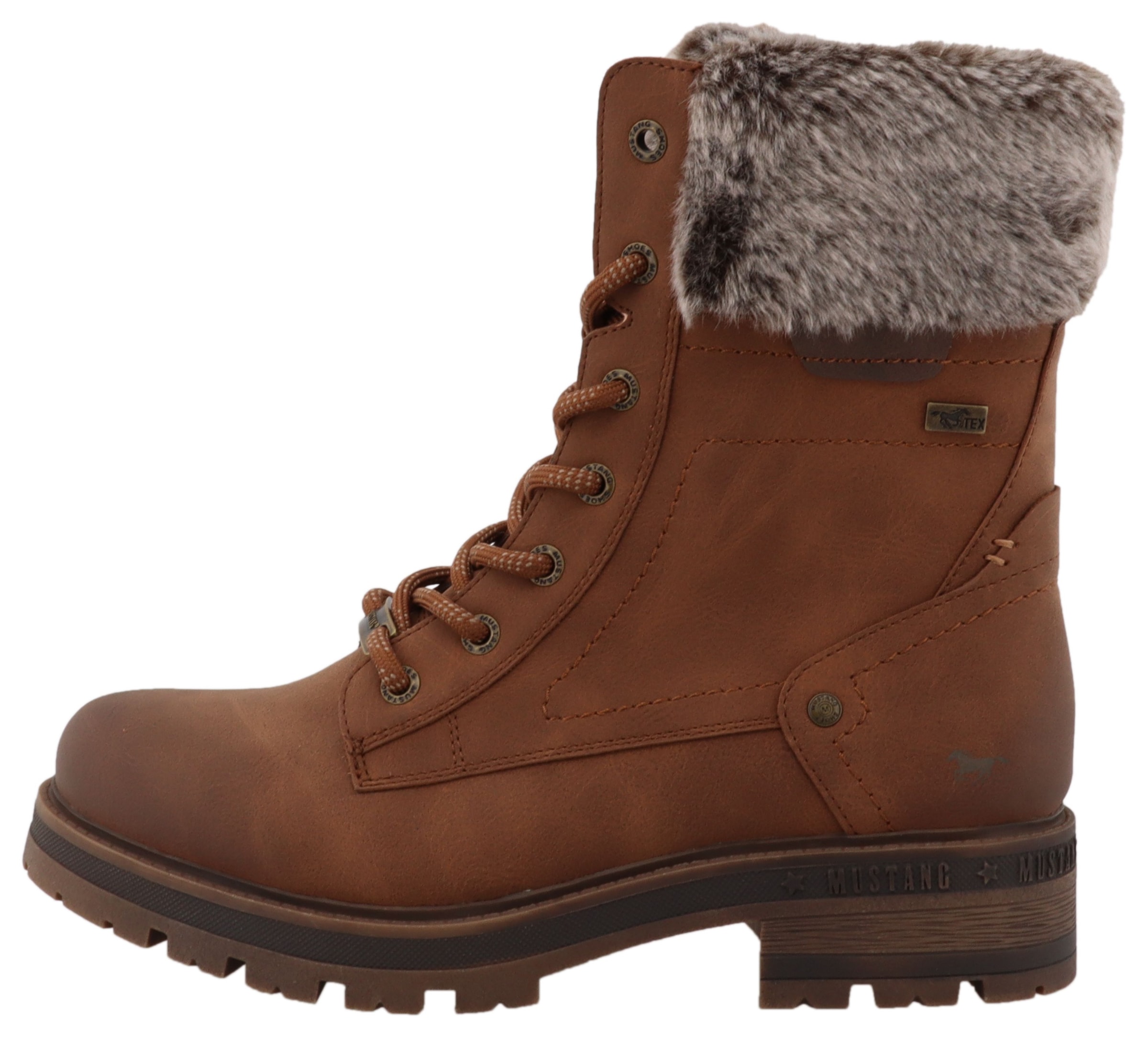 Mustang Shoes »Darleen«  Bottes d’hiver avec col en fausse fourrure