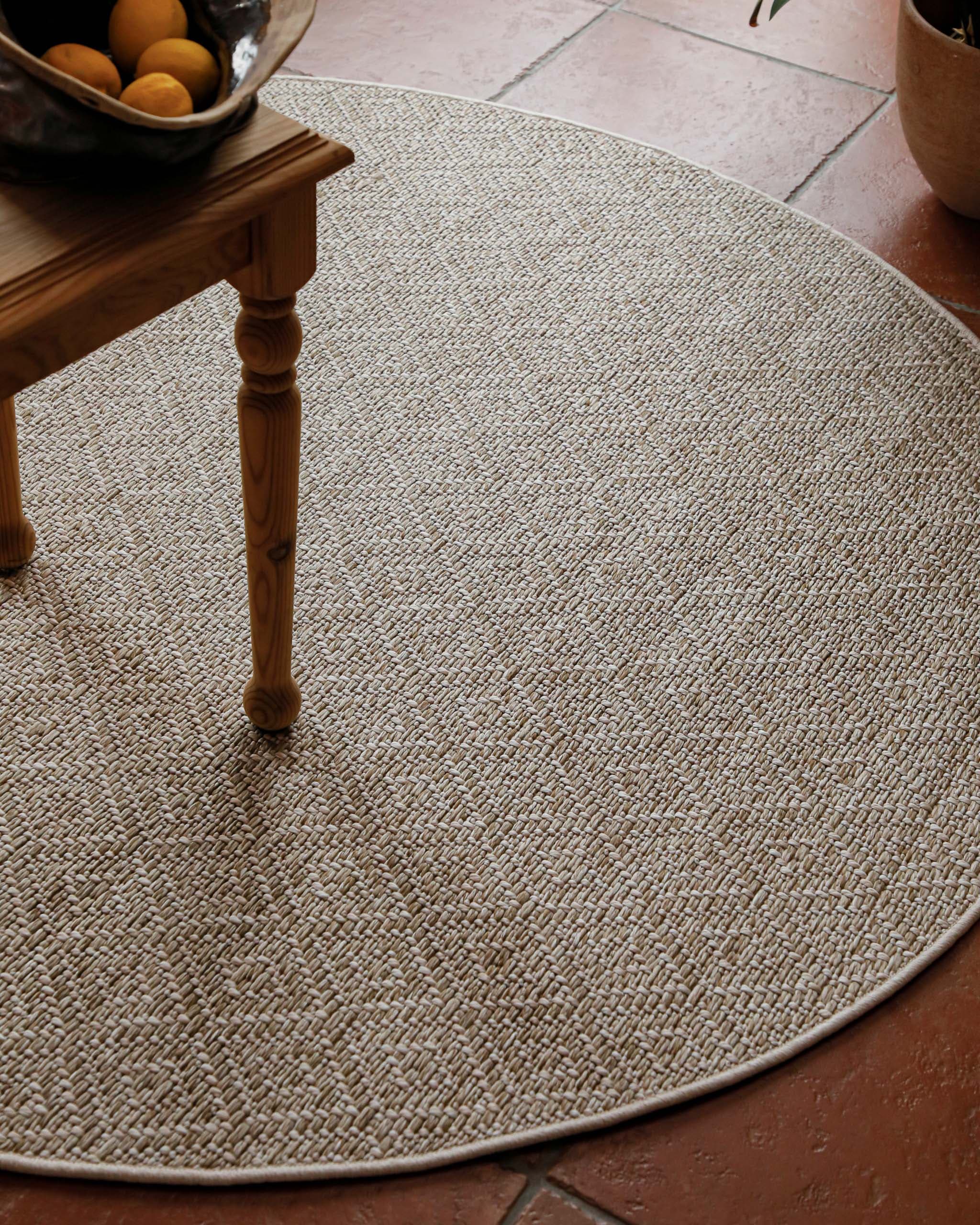 Wecon home Teppich »Miami Beach« rund 5 mm Höhe In- & Outdoor Teppich, wetterfest, modernes Rauten Muster, Balkon