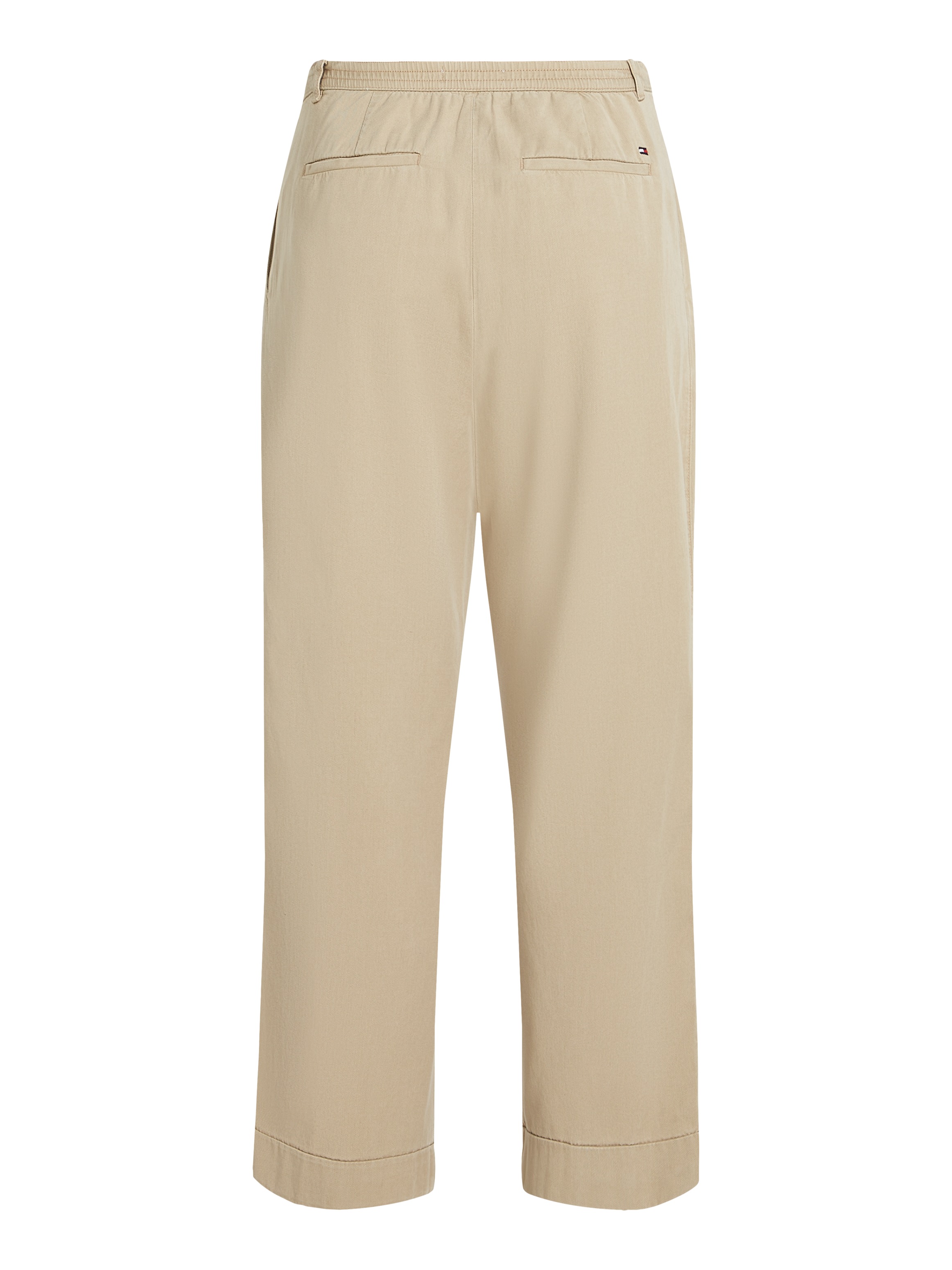 Tommy Hilfiger Chinohose »CO TENCEL RLXD STR PULL ON CHINO«, mit Logostickerei