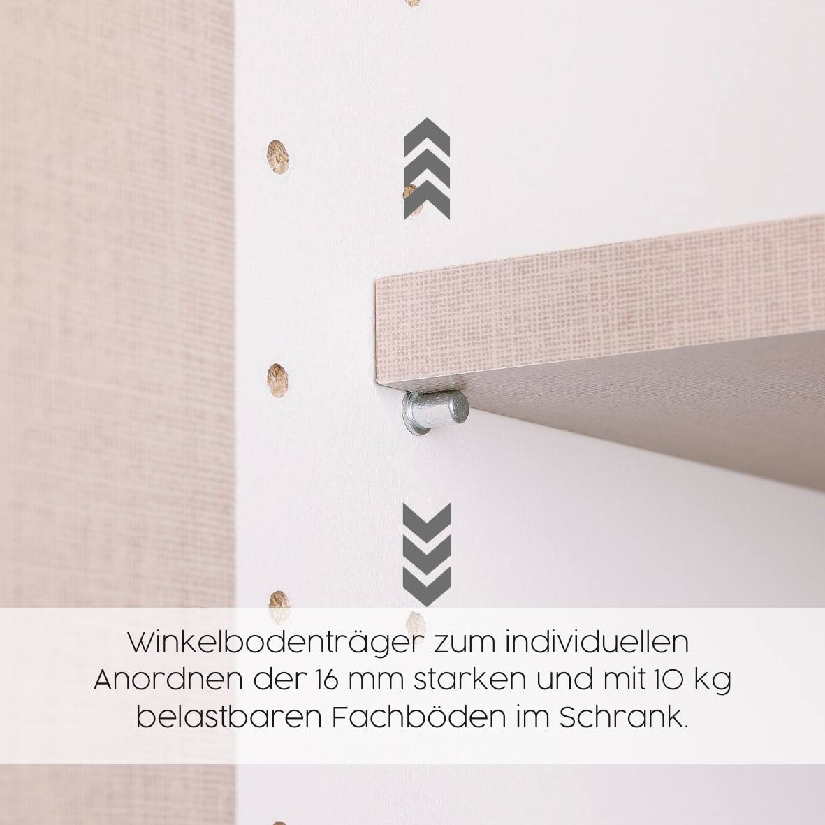 rauch Armoire à portes battantes »Kleiderschrank Schrank Garderobe Wäscheschrank NABILA viel Stauraum« En 3 configurations différentes BASIC/CLASSIC/PREMIUM,  en 2 largeurs avec fonction Push-to-Open TOPSELLER MADE IN GERMANY