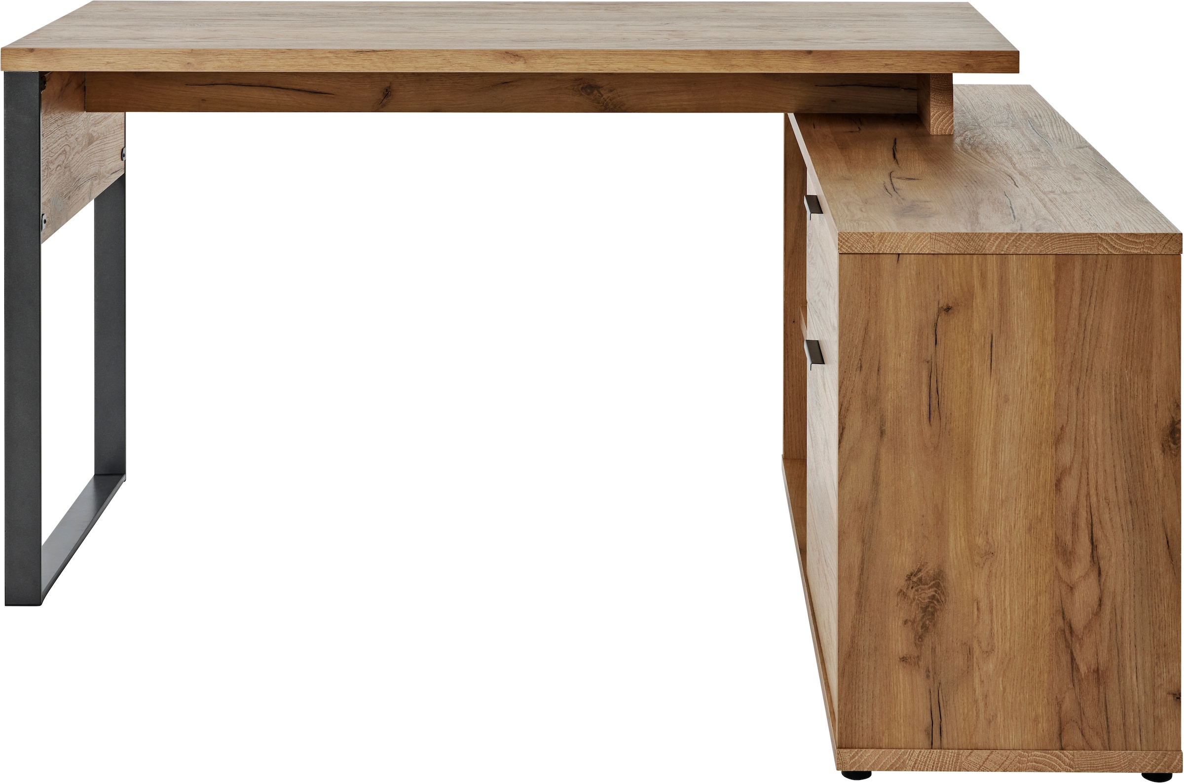 Jahnke Bureau d'angle »LOOP C 150 E« 1 cuis tlg. bureau d'angle, montage réversible, beaucoup de rangement