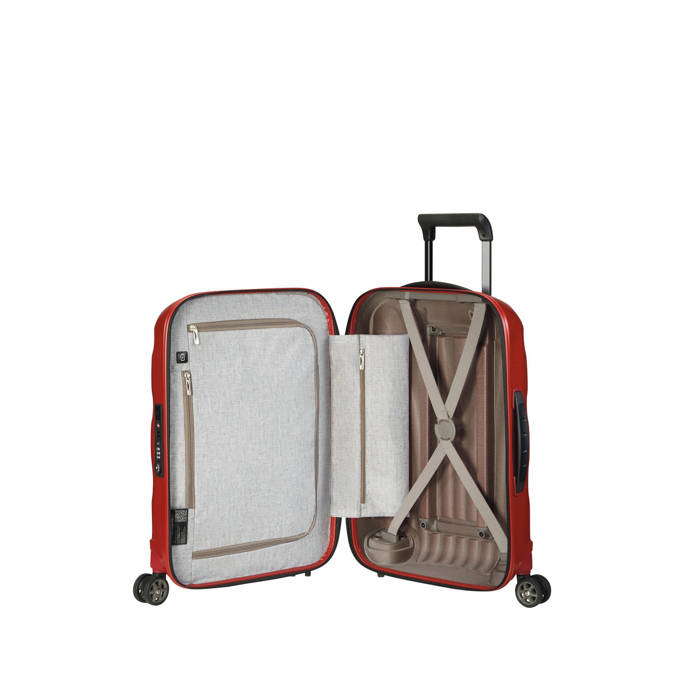 Samsonite Hartschalen-Trolley »C-LITE, verschiedene Grössen und Farben«, 4 Rollen, Reisekoffer Aufgabegepäck Trolley TSA-Zahlenschloss Made in Europe