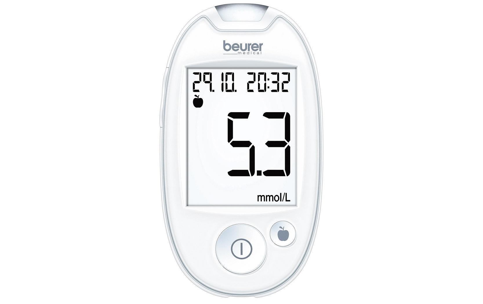 Beurer Blutzuckermessgerät GL 44 (mmol/L) - weiß