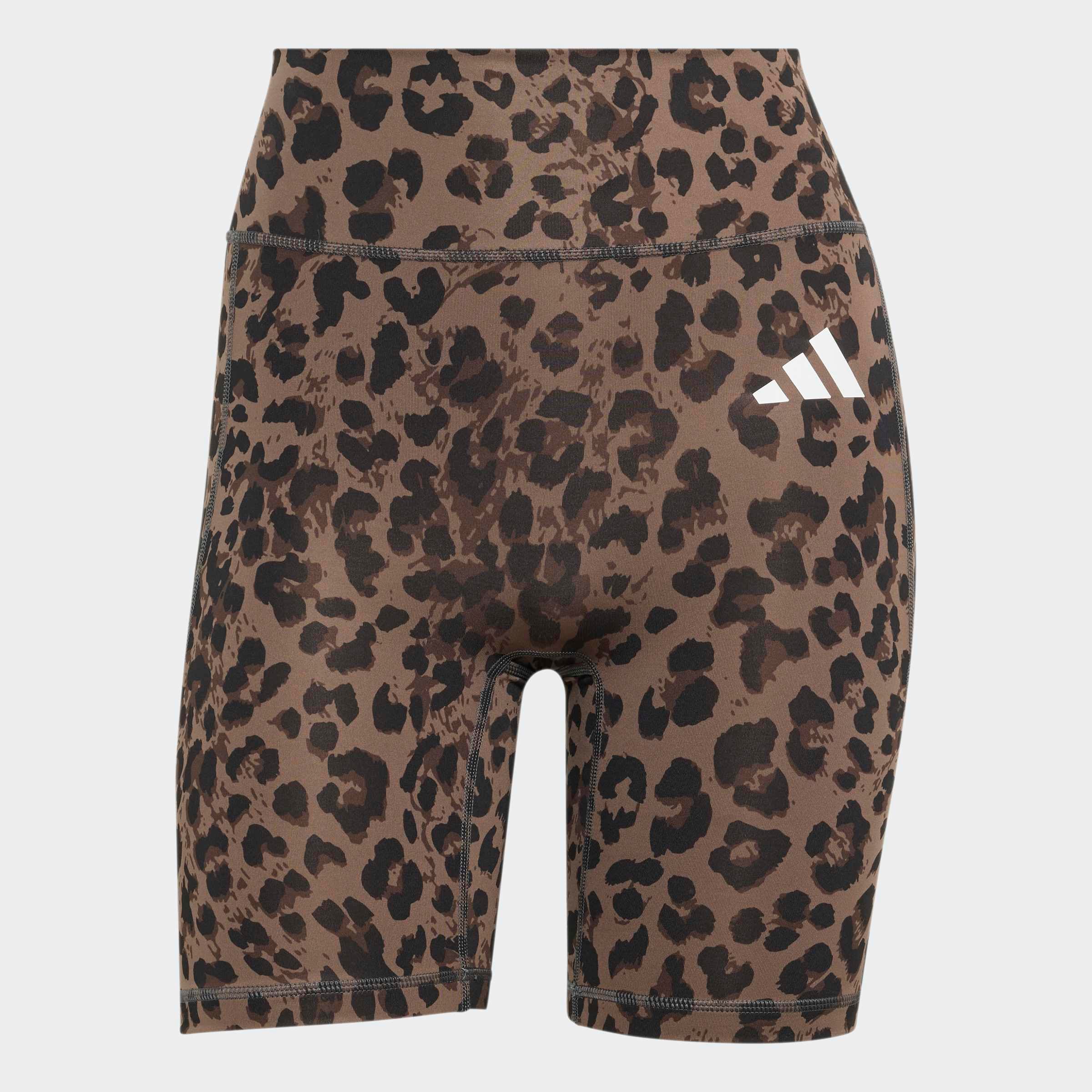 adidas Performance Short »OPTIME ESSENTIALS WORKOUT LEGGINGS, KURZ, LEOPARDENPRINT«