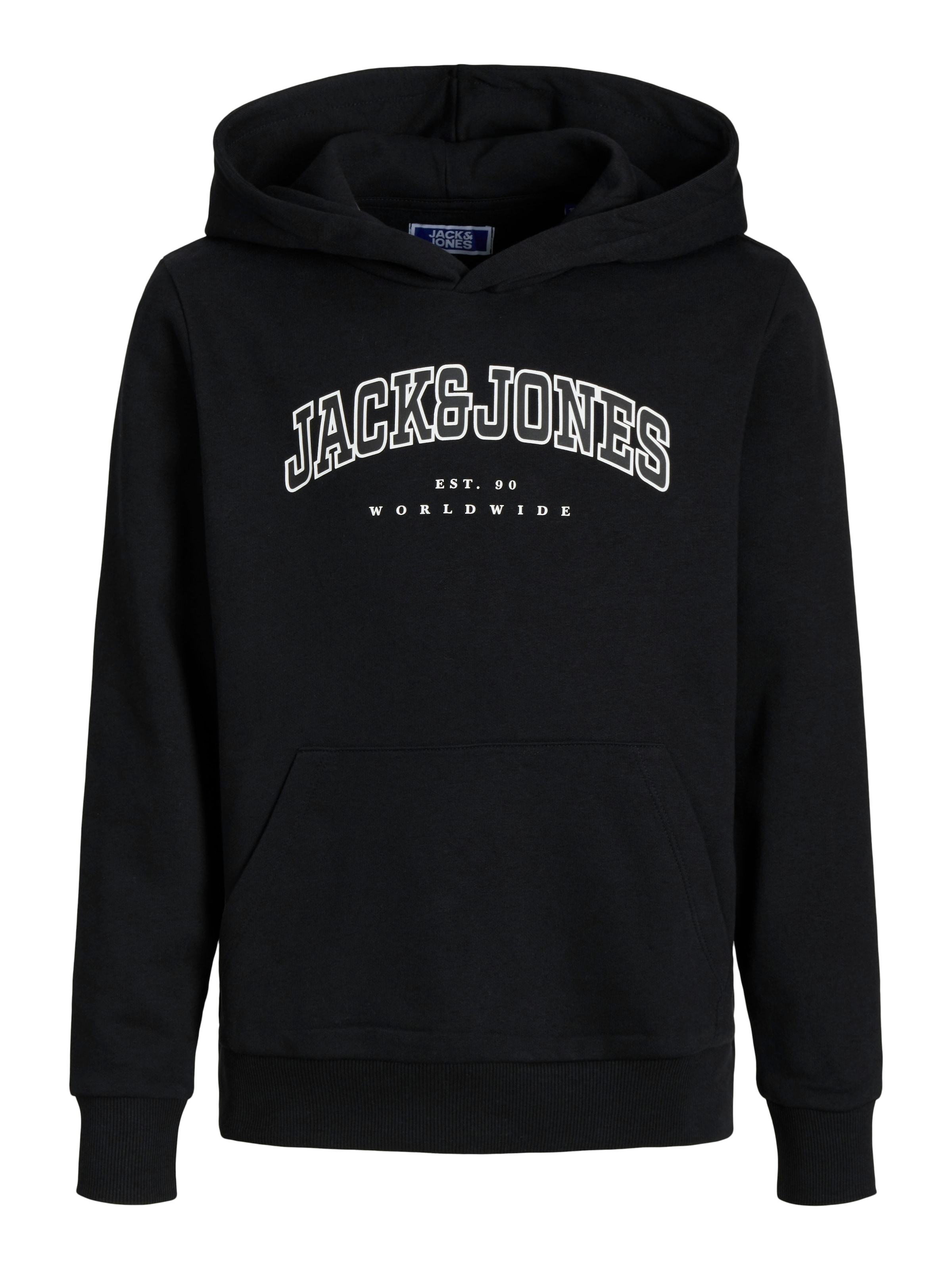 Jack & Jones Junior Kapuzensweatshirt »JJECALEB VARSITY SWEAT HOOD NOOS JNR«