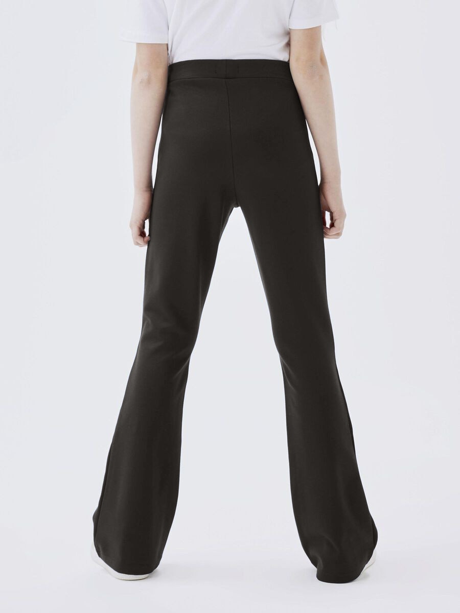Name It Schlaghose »NKFFRIKKALI für Mädchen mit ausgestelltem Bein und Viskose«, unifarben, casual, ausgestellt, Viskosemix, ohne Kragen
