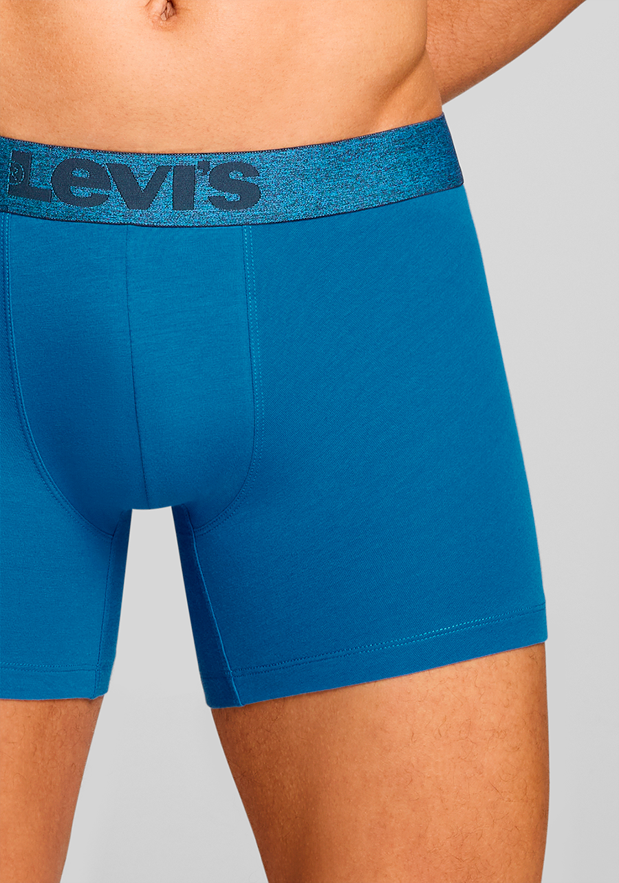 Levi's® Boxershorts »LEVIS MEN MEL WB BOXER BRIEF ORG CO 2P«, (2er Pack), mit breitem Logobund
