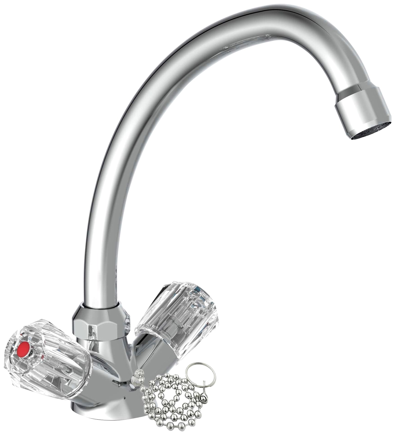 Image of Schütte Waschtischarmatur "Brillant" Niederdruckarmatur, Mischbatterie Waschbecken, Armaturen in Chrom