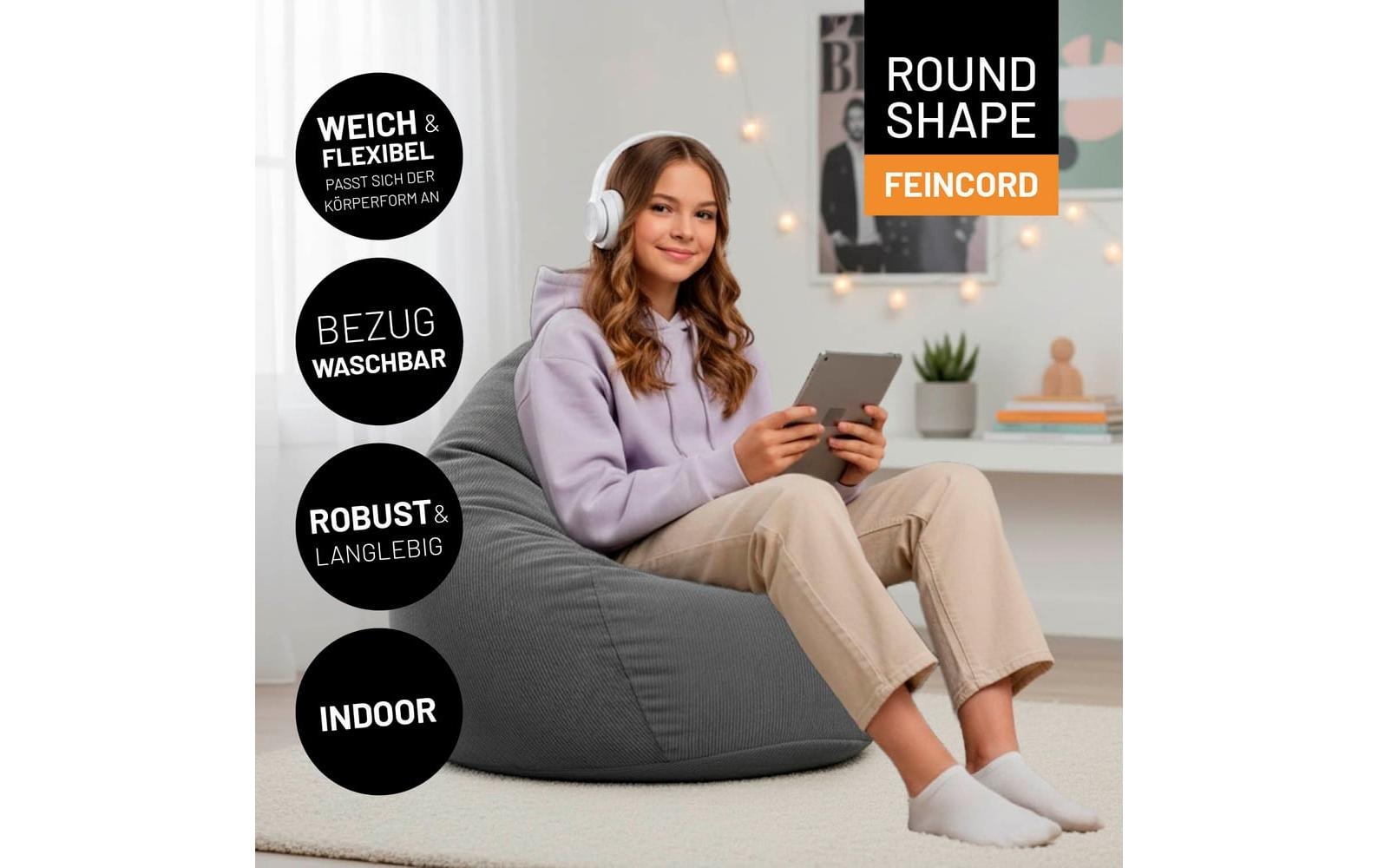 Lumaland Pouf »185 l Comfort«
