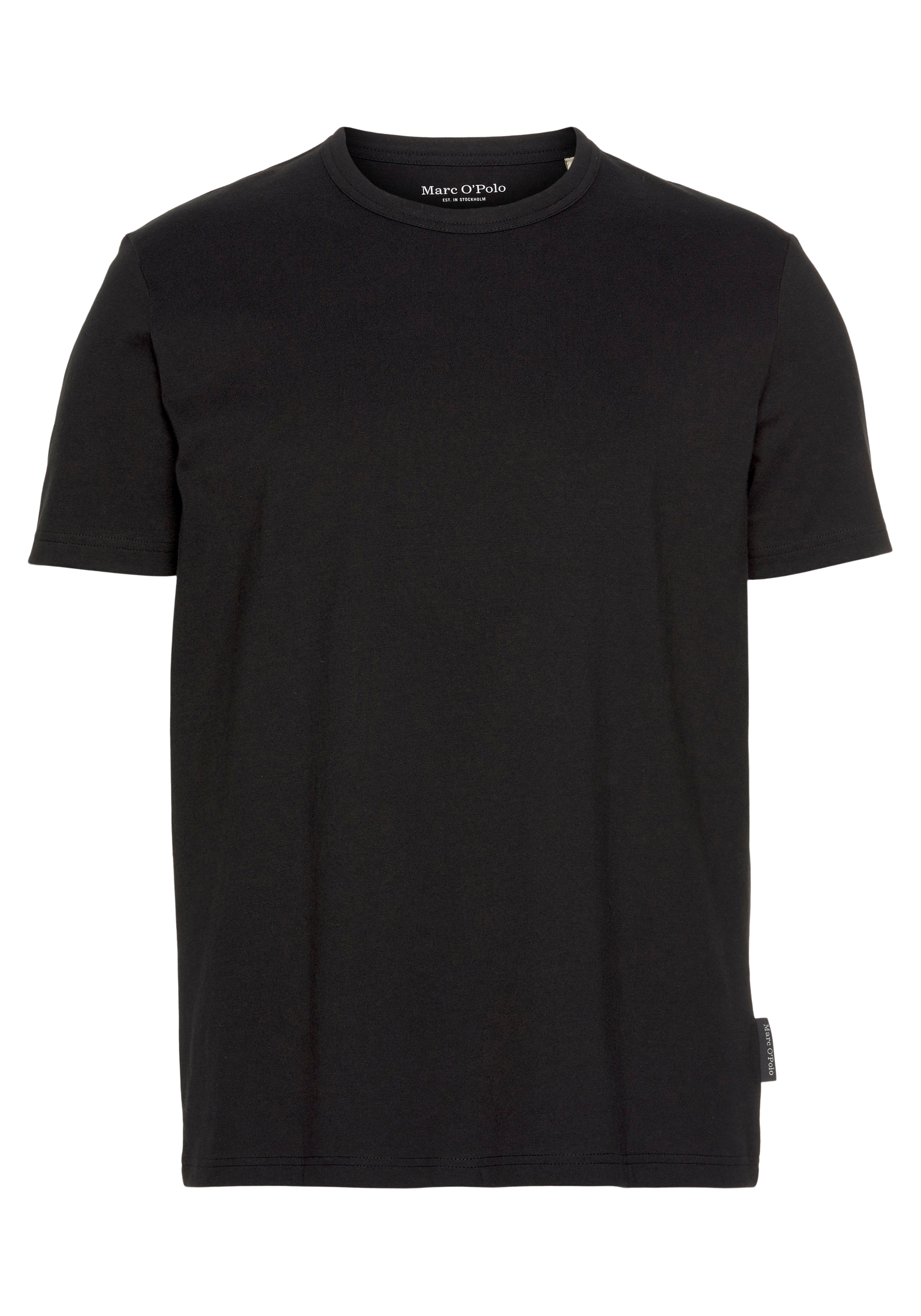 Marc O'Polo T-Shirt, Rundhals-T-Shirt Regular aus hochwertiger Baumwolle