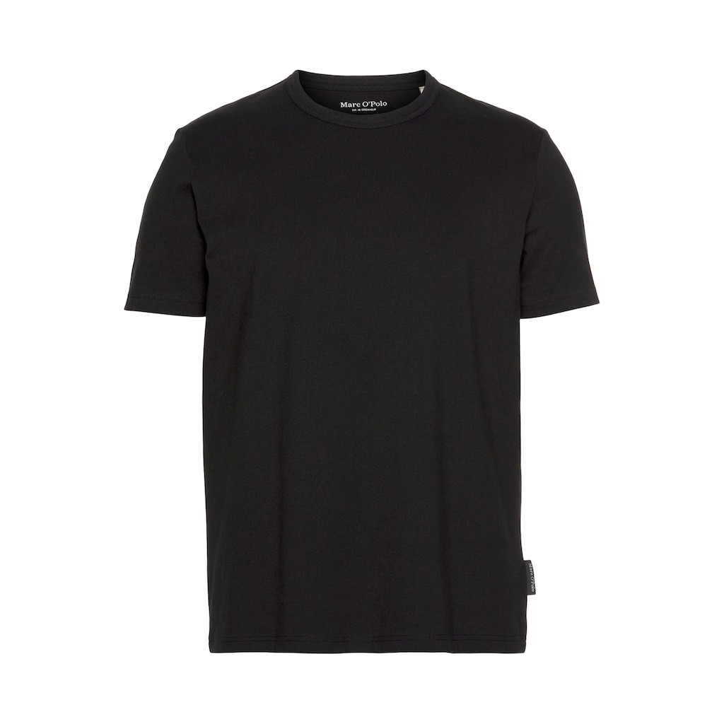 Marc O'Polo T-Shirt, Rundhals-T-Shirt Regular aus hochwertiger Baumwolle