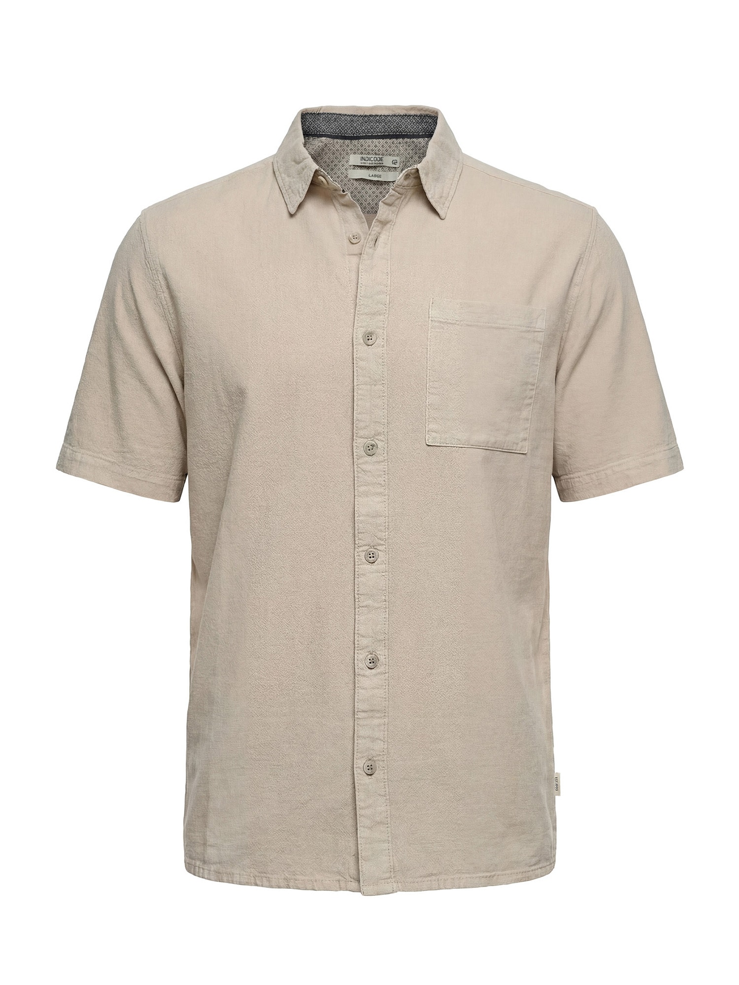 Indicode Chemise à manches courtes »INTrypto Short Sleeve«