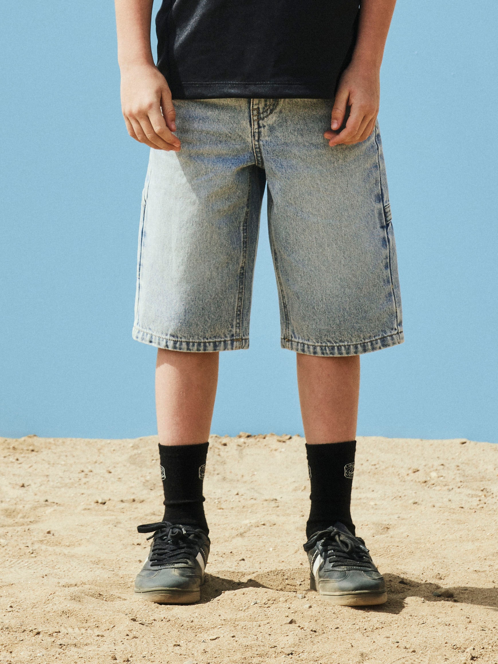 Name It Jeansbermudas »NKMRYAN BERMUDA 3800-IM NOOS« Baumwolle, Skater Fit