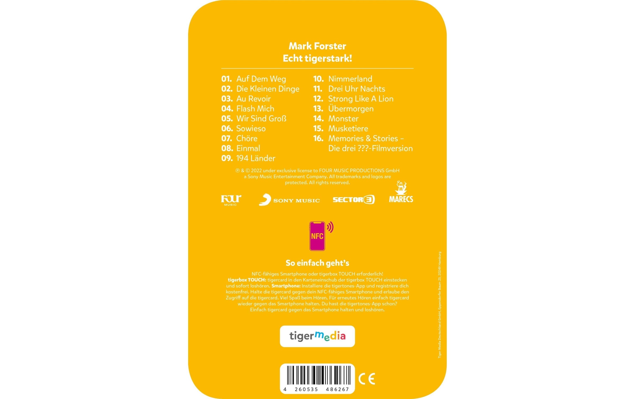 TigerMedia Haut-parleur »Mark Forster« ( )