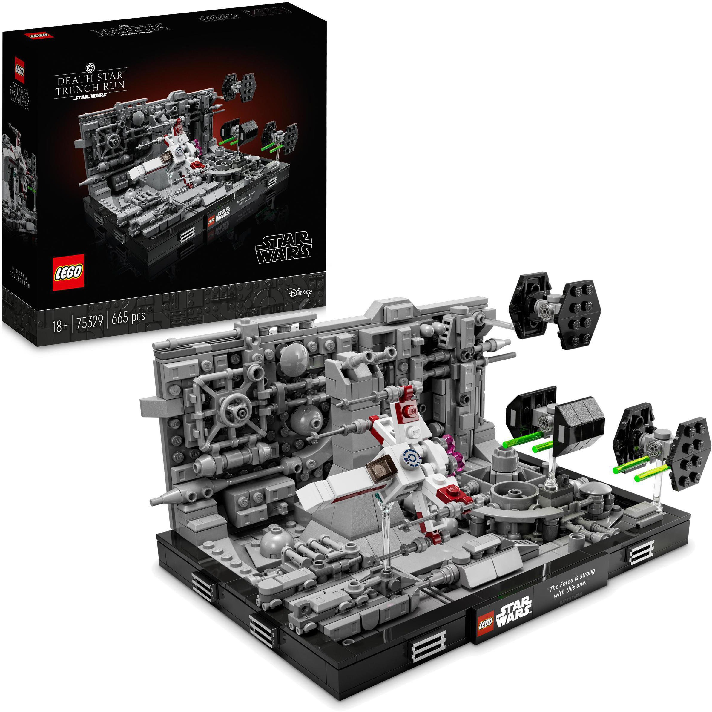 Image of LEGO® Konstruktionsspielsteine »Death Star™ Trench Run Diorama (75329), LEGO® Star Wars«, (665 St.), Made in Europe bei Ackermann Versand Schweiz