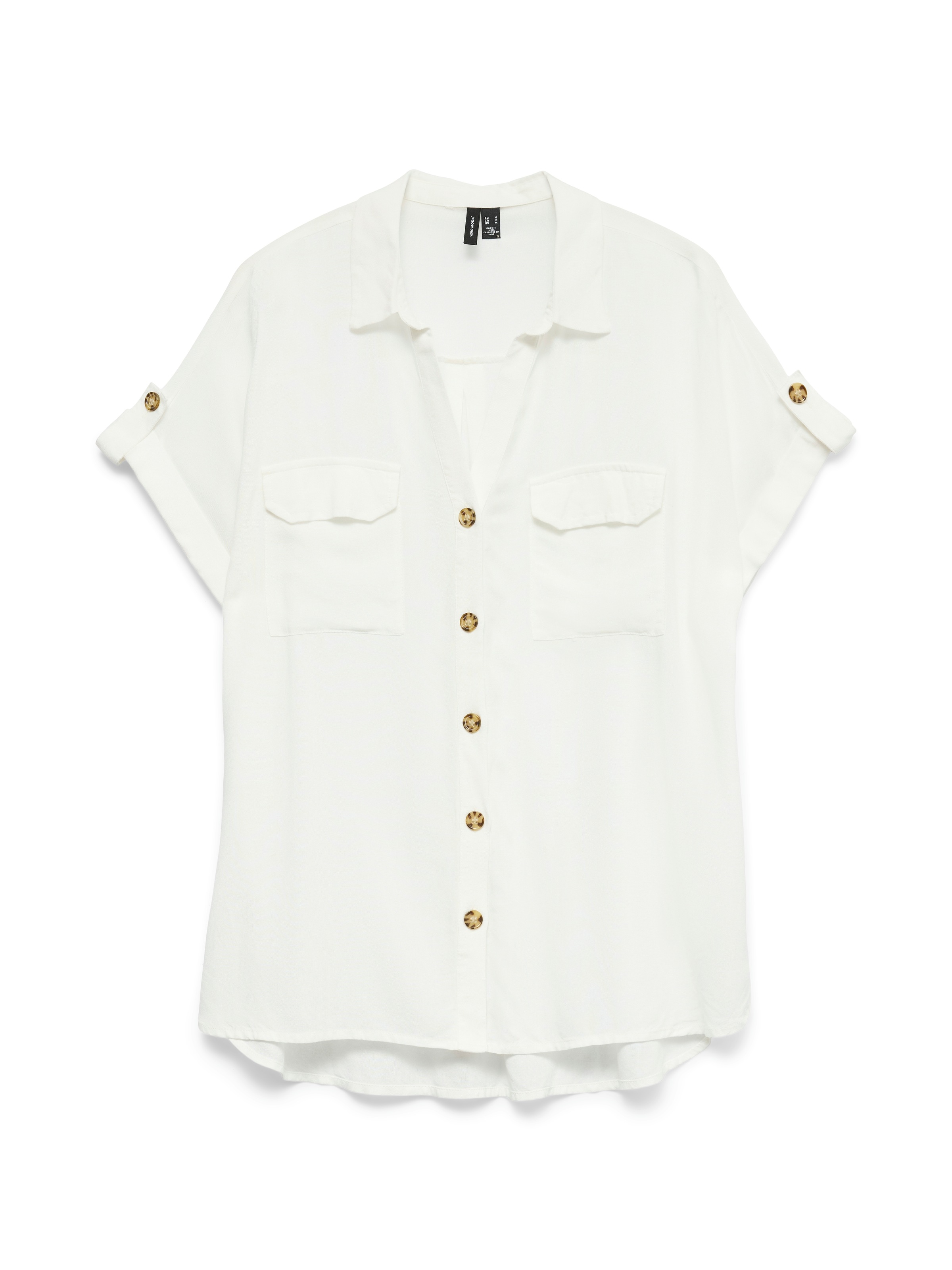 Vero Moda Hemdbluse »VMBUMPY S/S SHIRT WVN GA NOOS«
