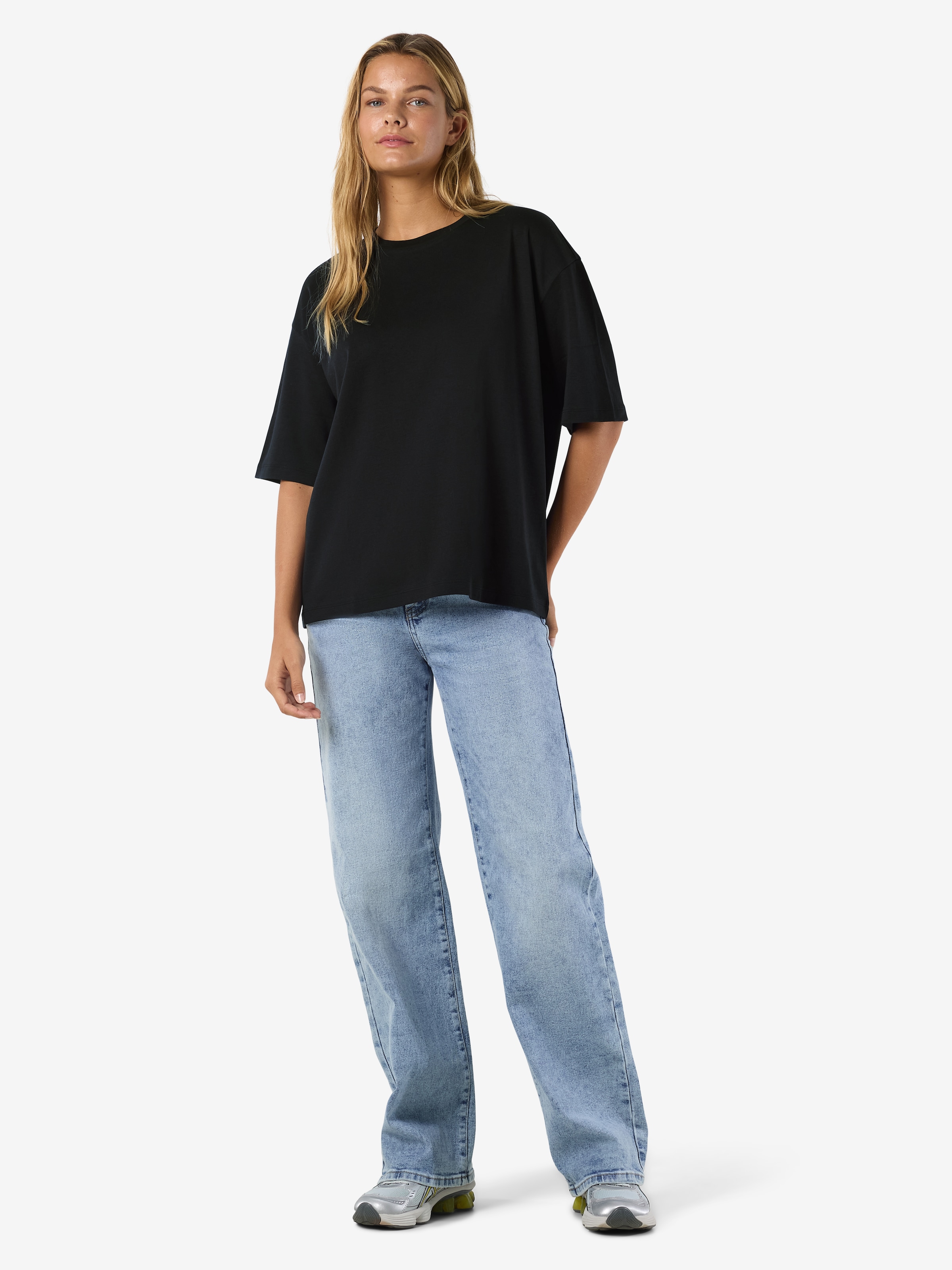 Noisy may Kurzarmshirt »NMKIM S/S T-SHIRT JRS NOOS« Baumwolle, regular fit