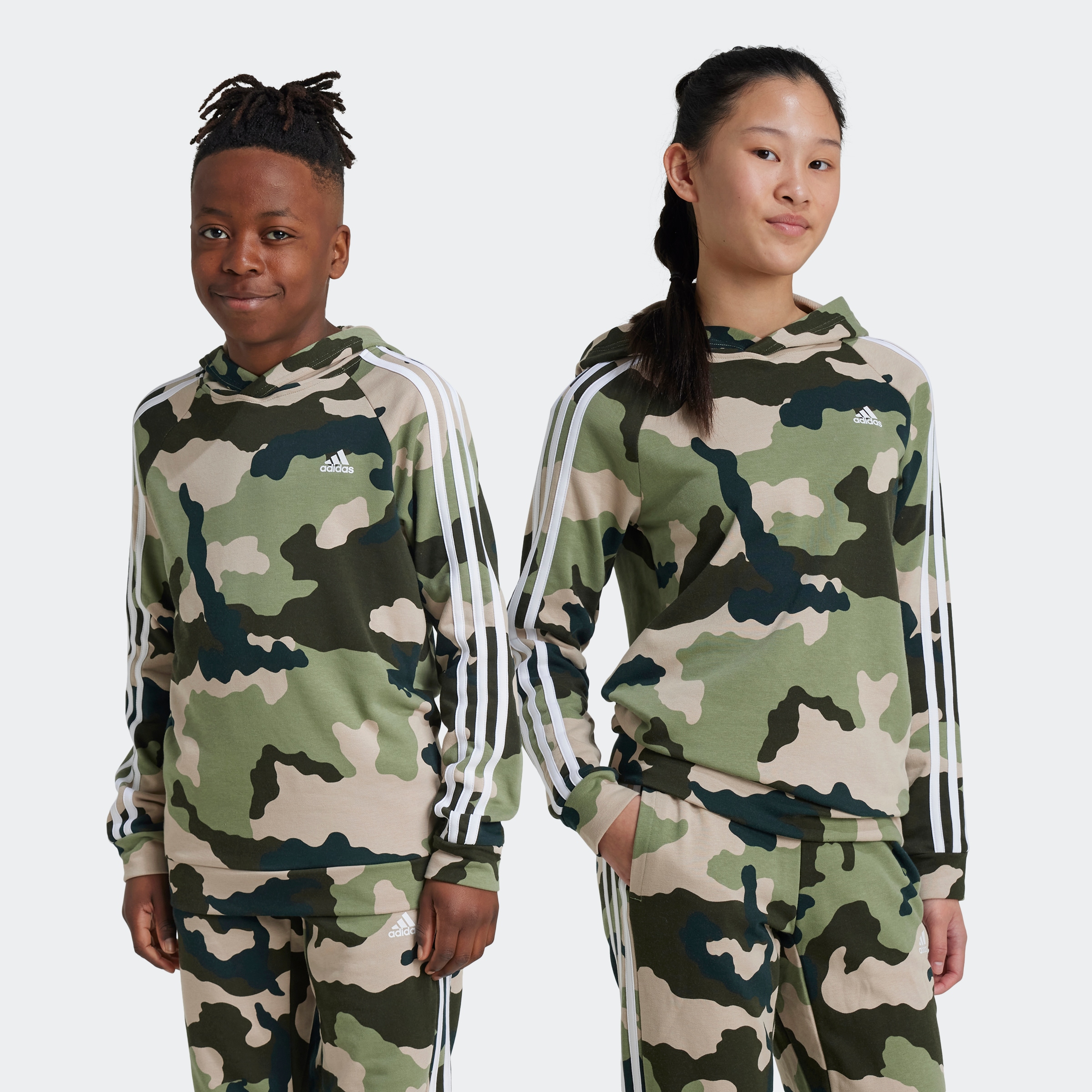 adidas Sportswear Kapuzensweatshirt »J BL CAMO FT HD«