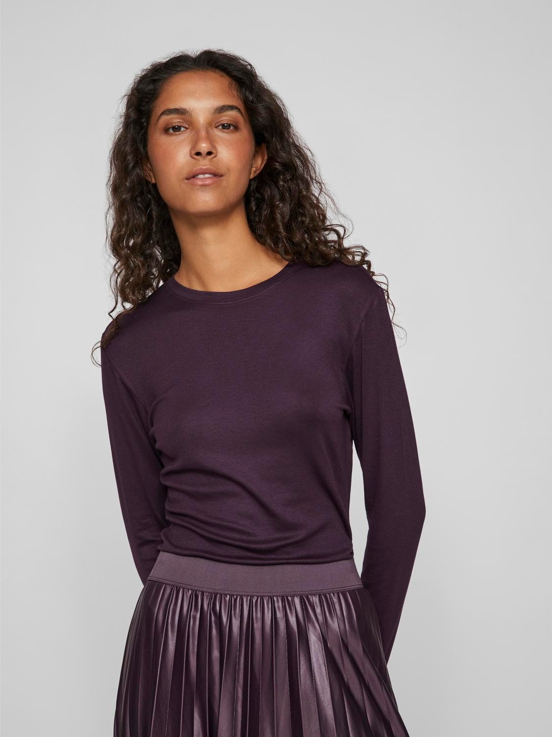 Vila Langarmshirt »VIALEXIA O-NECK L/S TOP - NOOS«