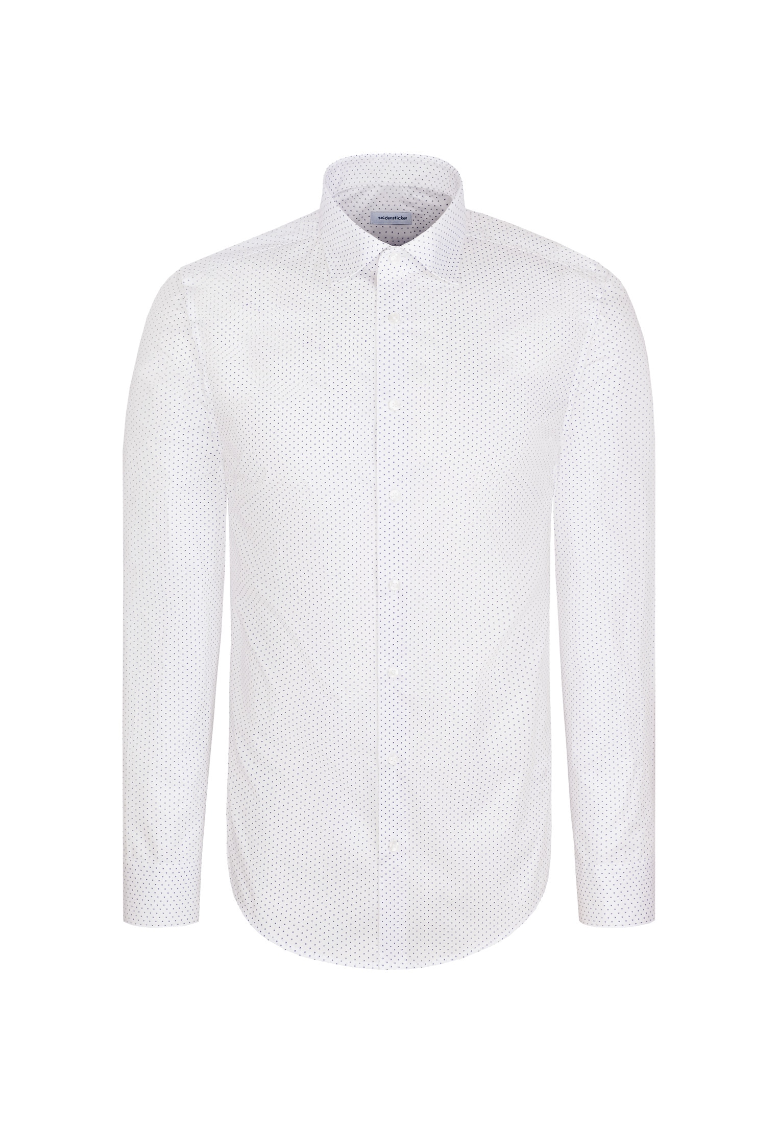 seidensticker Chemise d'affaires »Schwarze Rose« Slim 1/1 Kentkragen Druck