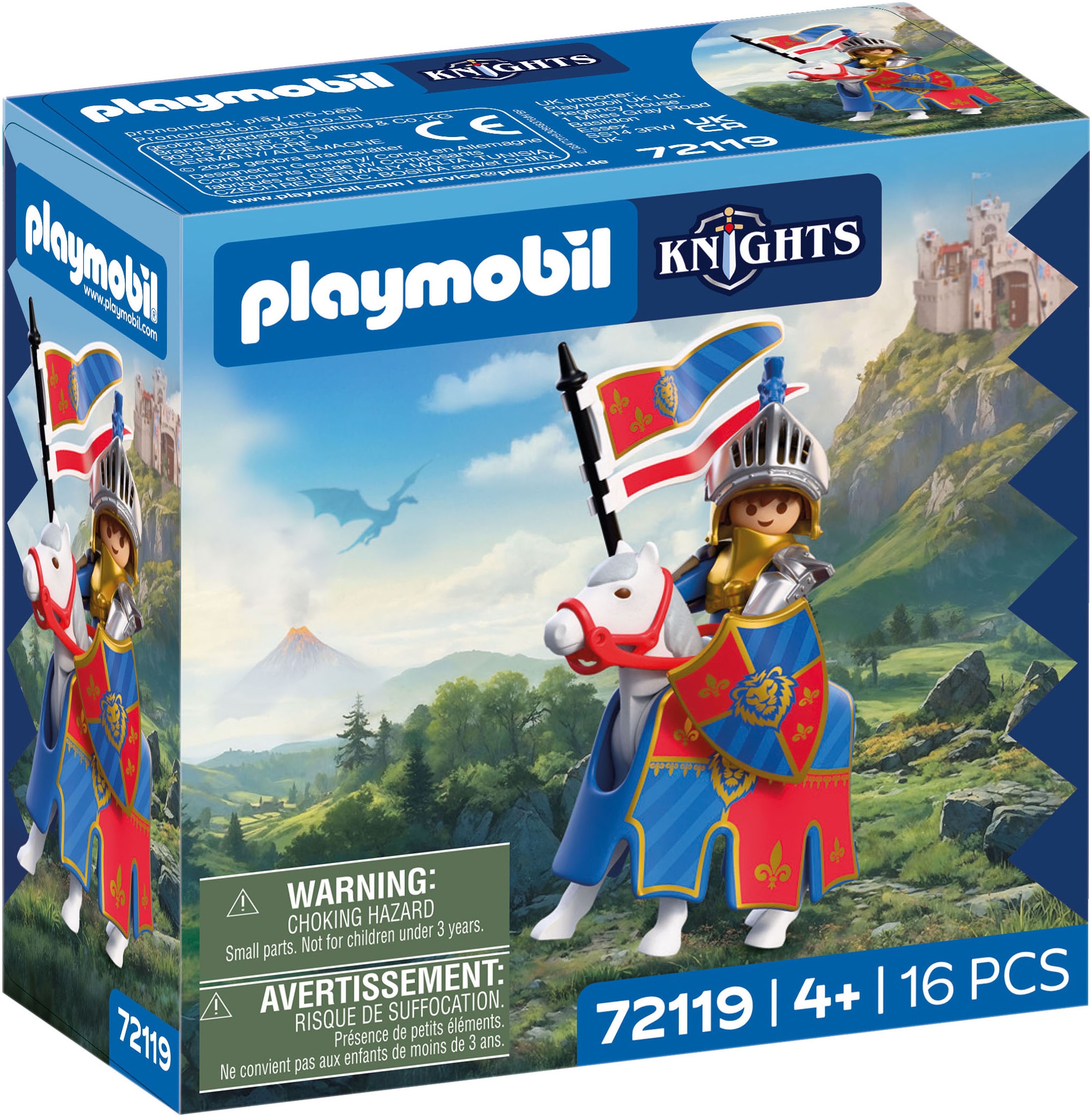 Playmobil® Jeu de construction »Anführer Löwenritter (72119), Knights« Made in Europe