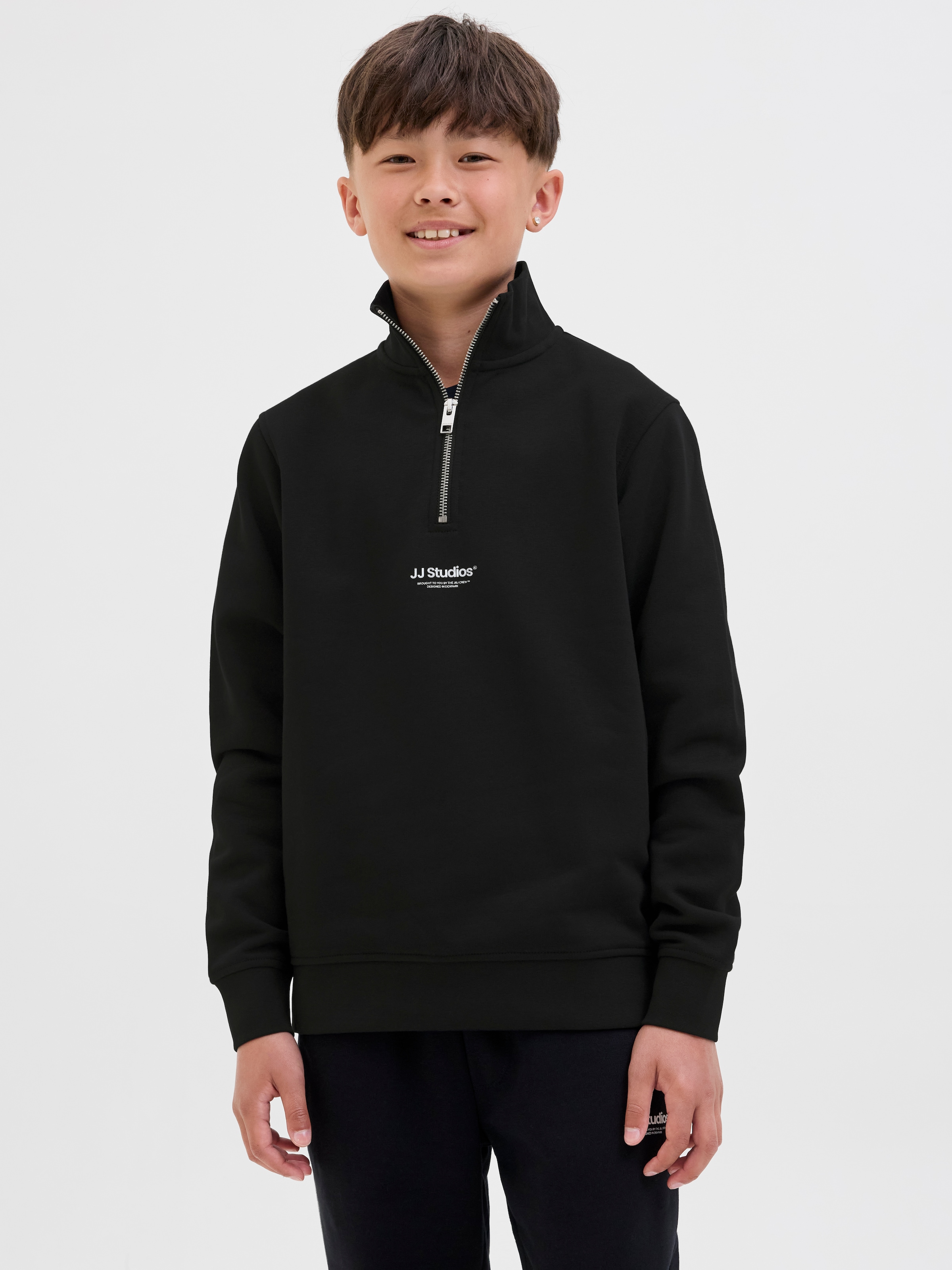 Image of Jack & Jones Junior Sweatshirt "JJESOHO SWEAT QUARTER ZIP HN NOOS JNR"