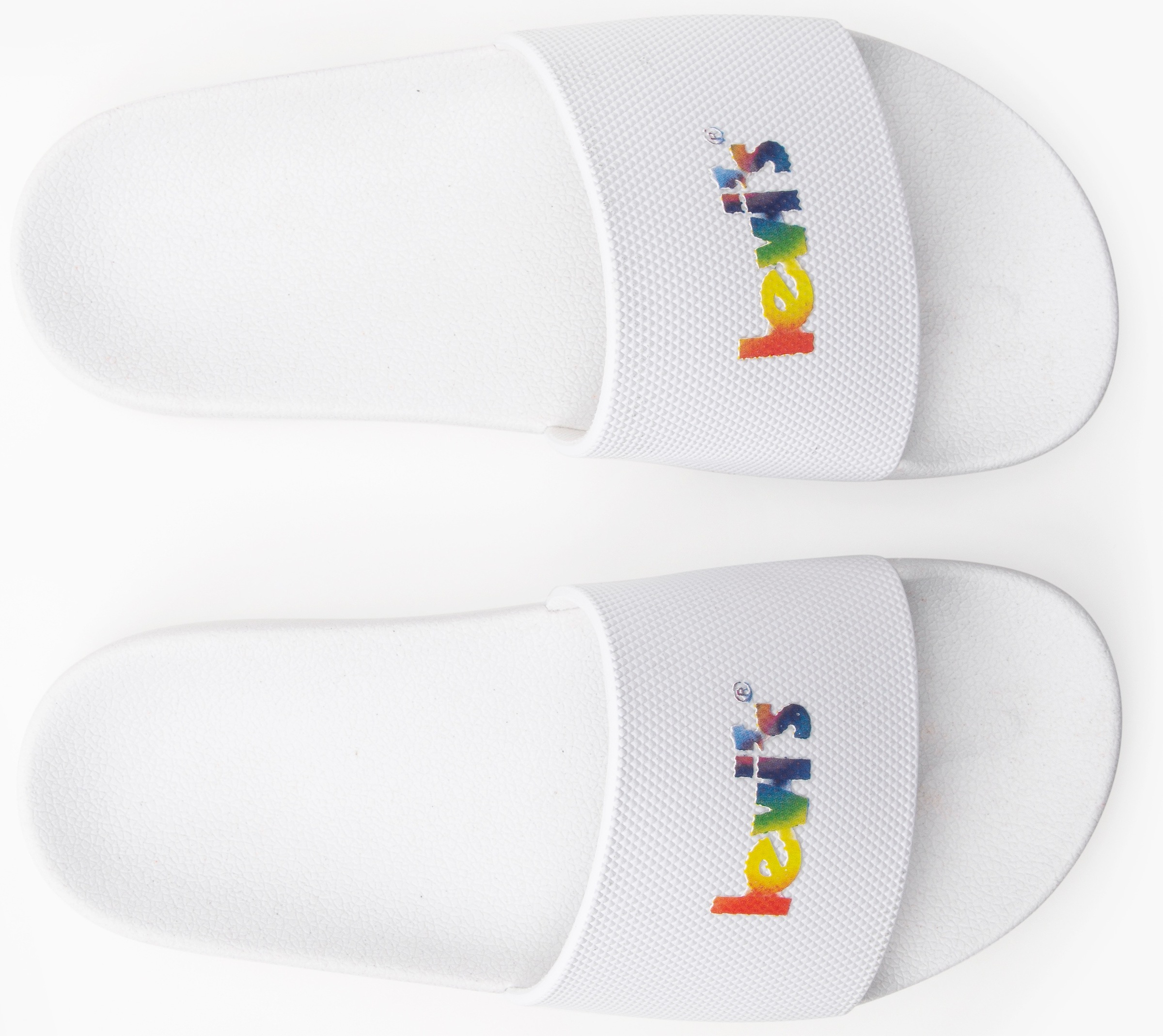 Image of Levi's® Badepantolette »JUNE PRIDE S«, mit buntem Logoschriftzug bei Ackermann Versand Schweiz