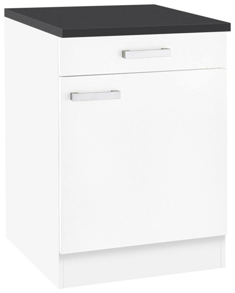 Image of OPTIFIT Unterschrank "Odense" 60 cm breit, mit Tür und Schubkasten, mit 28 mm starker Arbeitsplatte